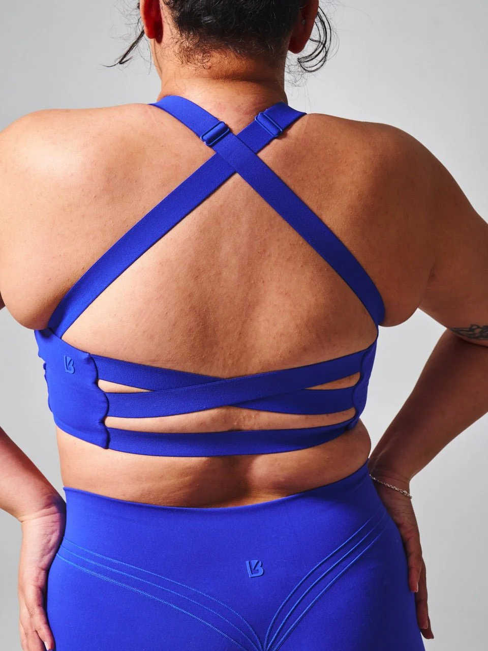 Candy Wrap Sports Bra - Rio Blue - Image 6