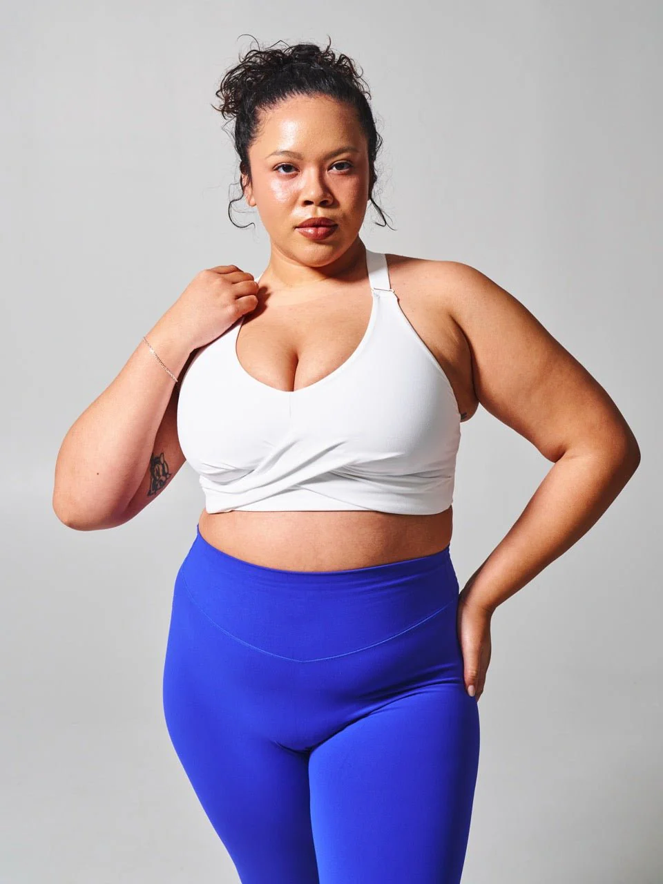 Candy Wrap Sports Bra - White - Image 2