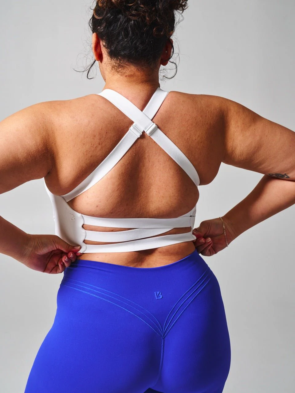 Candy Wrap Sports Bra - White - Image 4