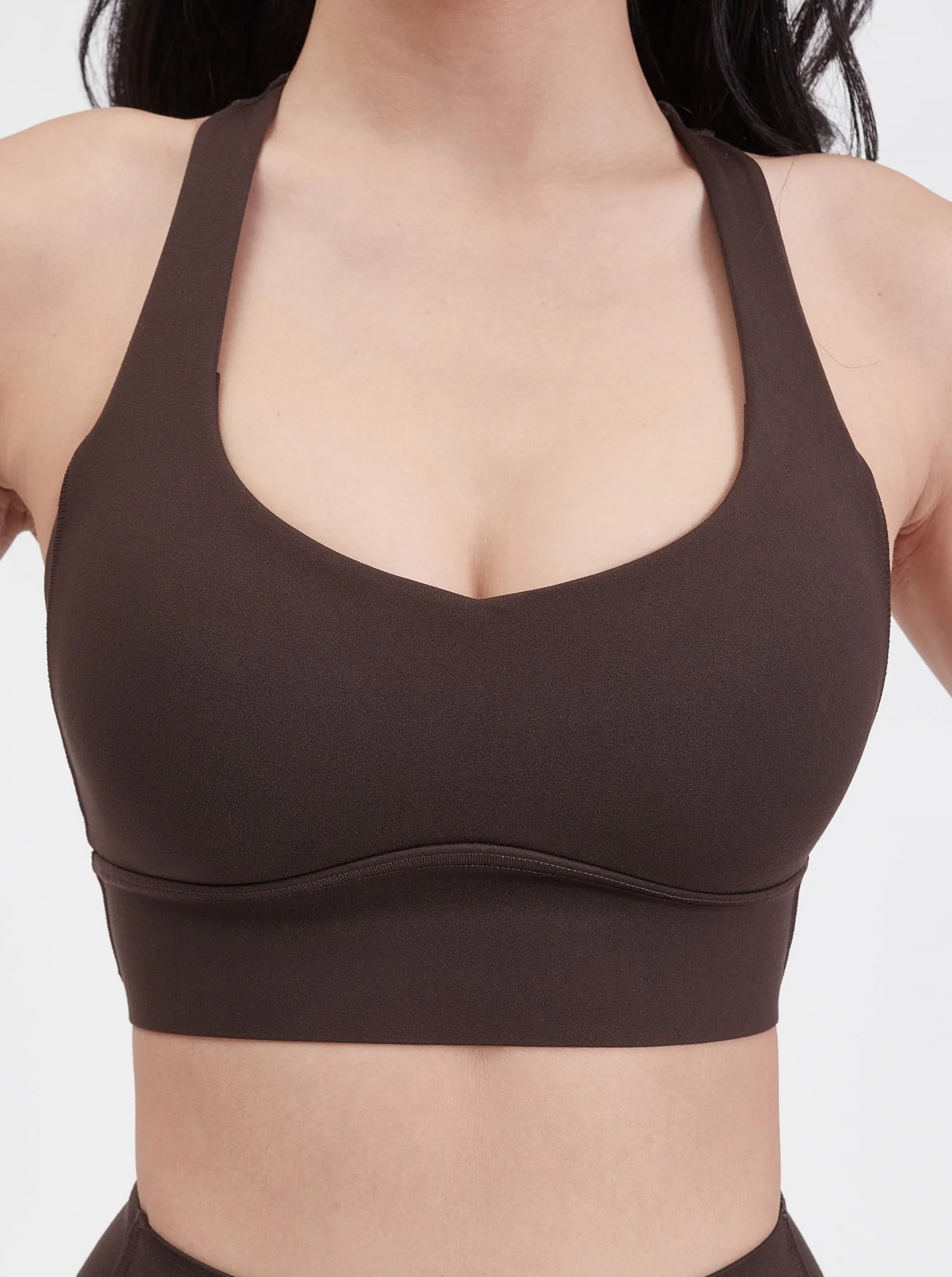 Collagen Sports Bra - Cold Brew - Image 5