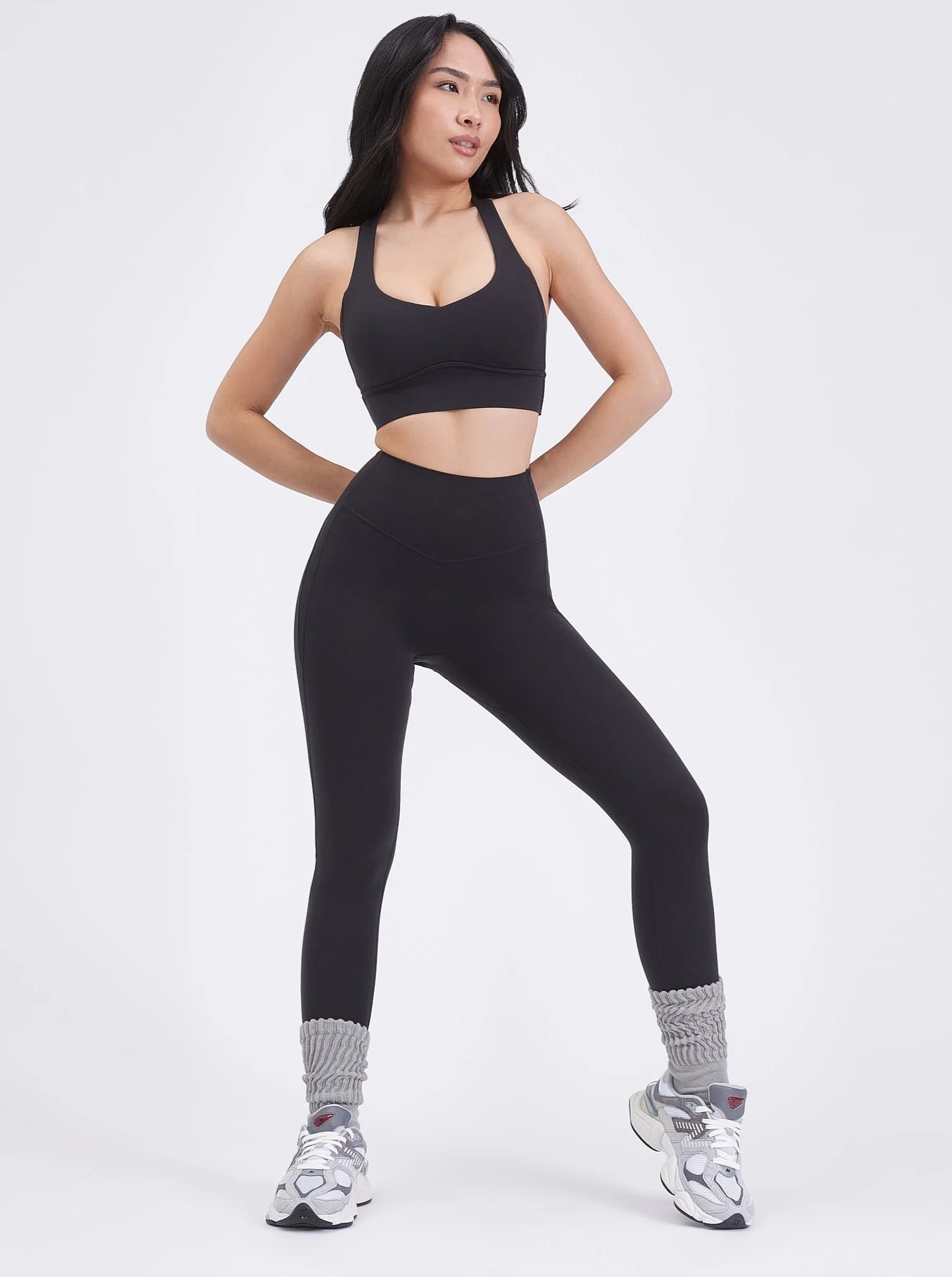 Collagen Sports Bra - Onyx Black - Image 4