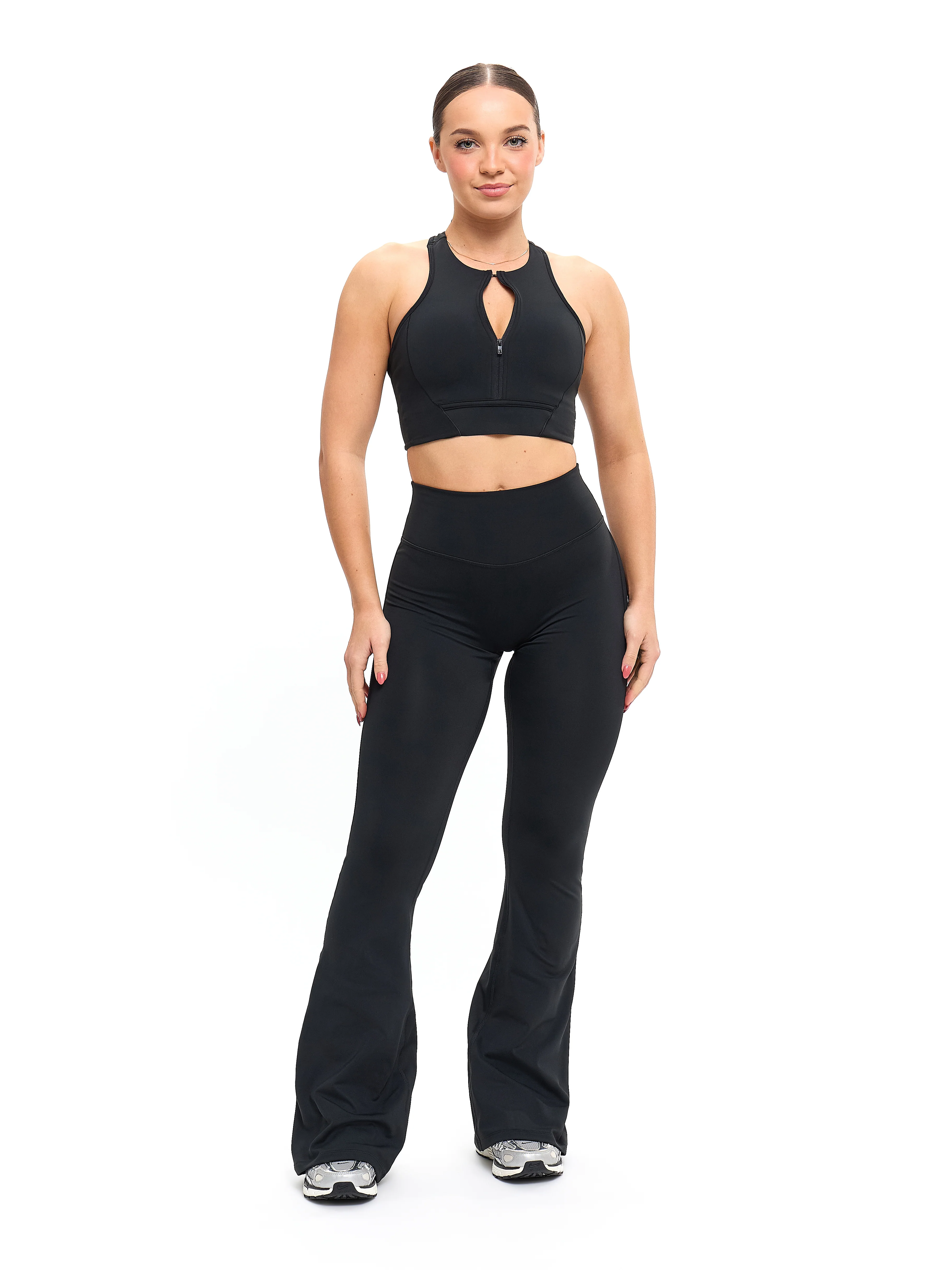 Colorado Zip Sports Bra - Onyx Black - Image 6