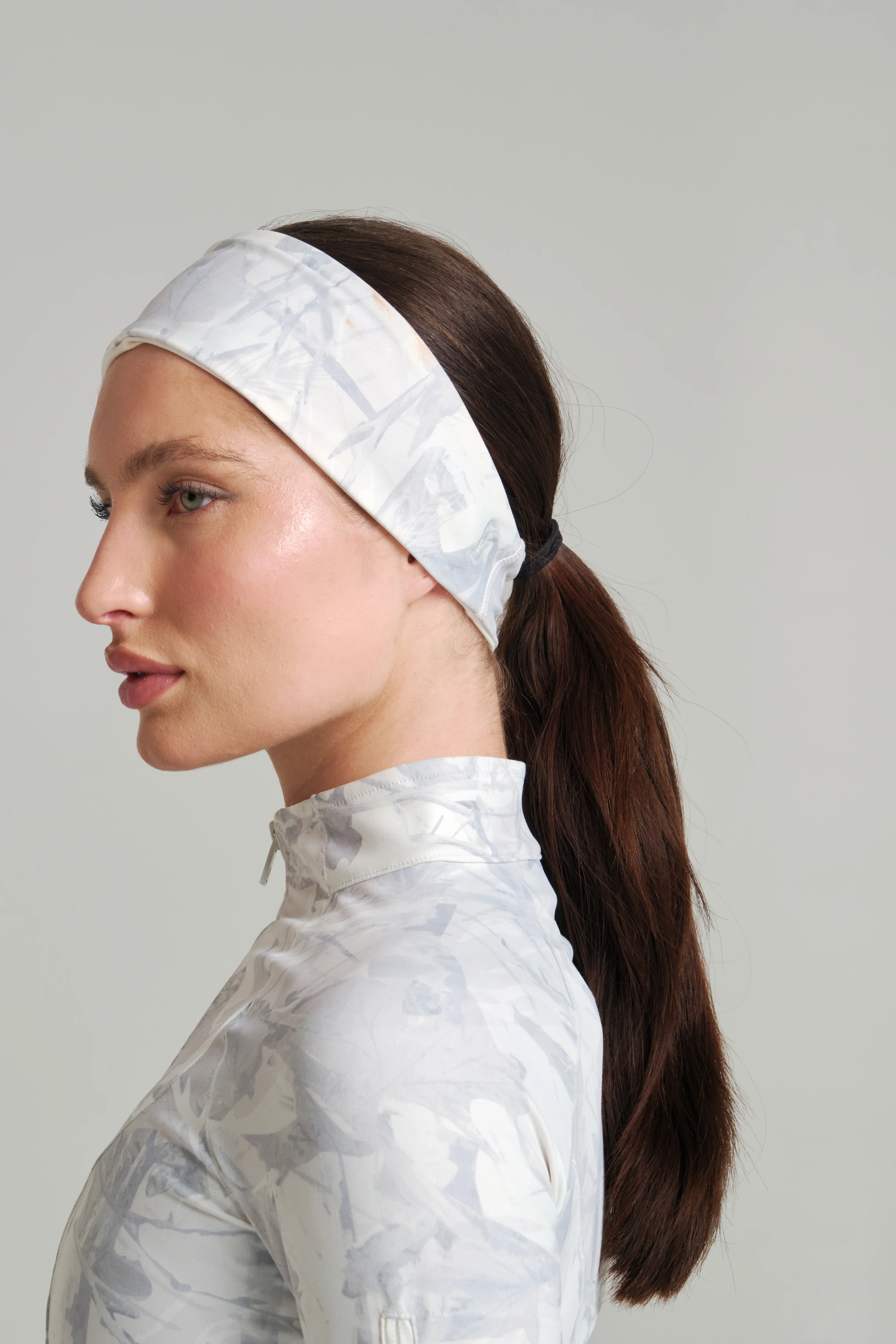 Colorado Fleece Headband - Snow Camo - Image 4