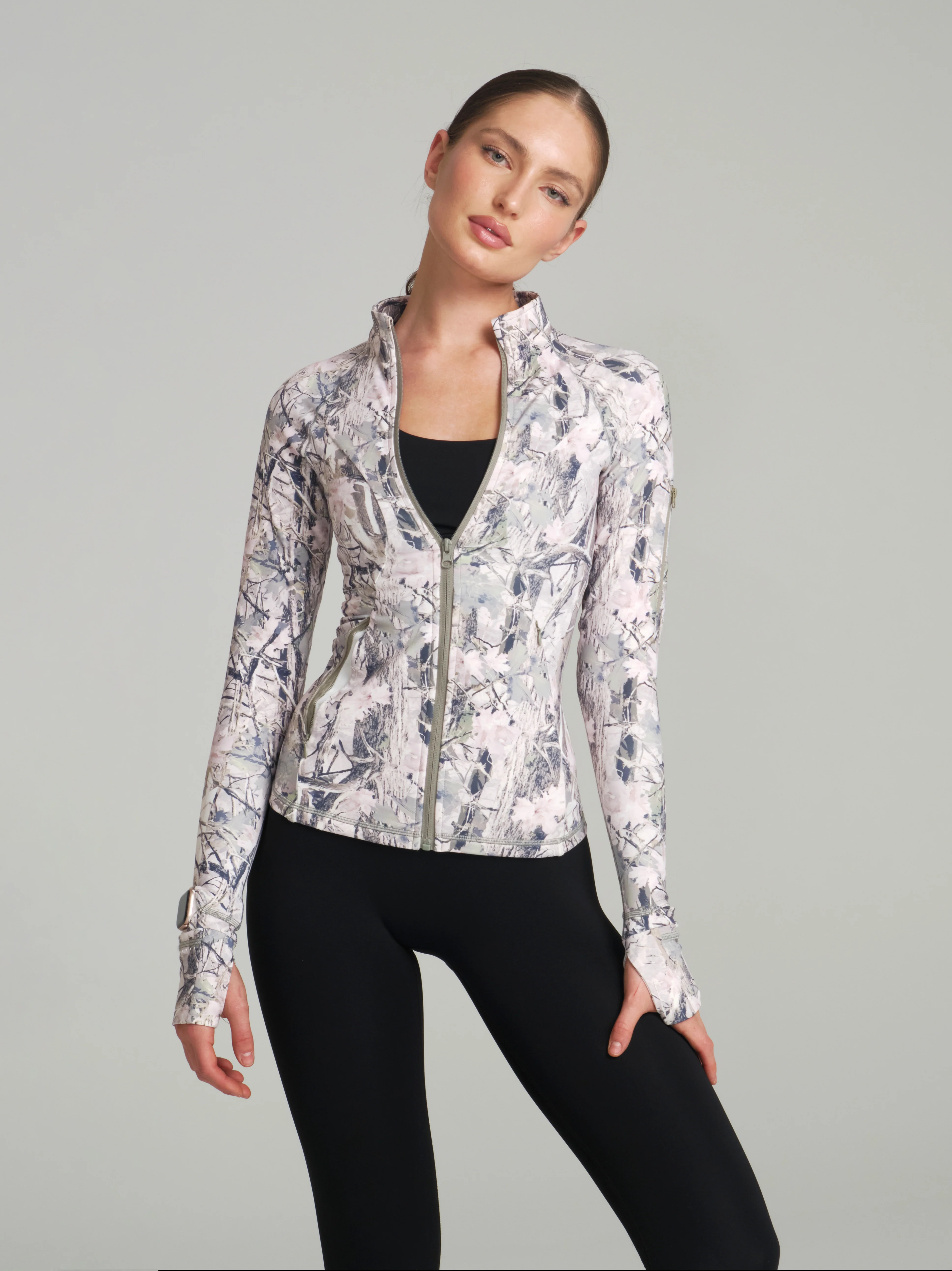 Colorado Fleece Zip Jacket - Pink Camo - Image 3