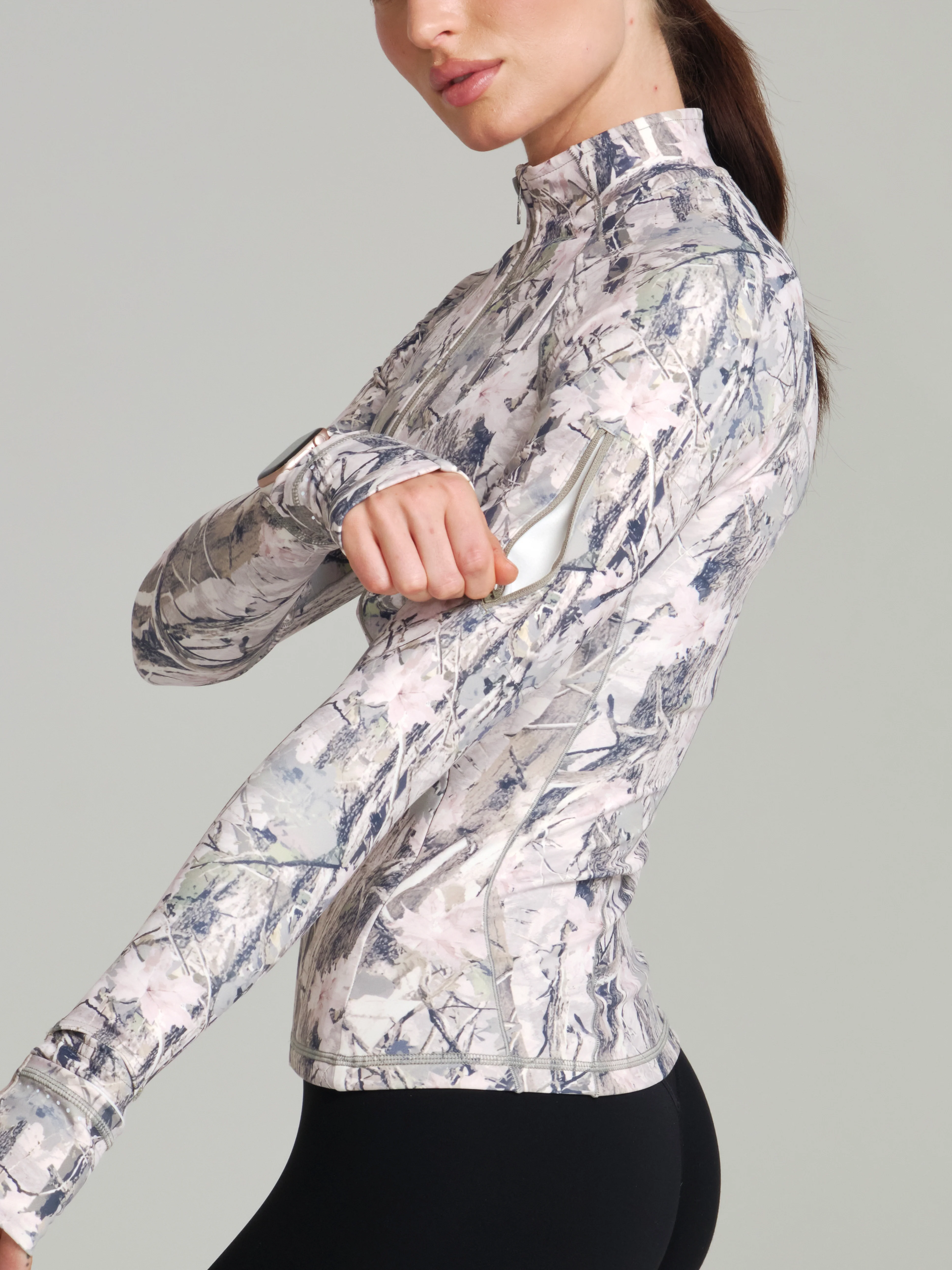 Colorado Fleece Zip Jacket - Pink Camo - Image 4