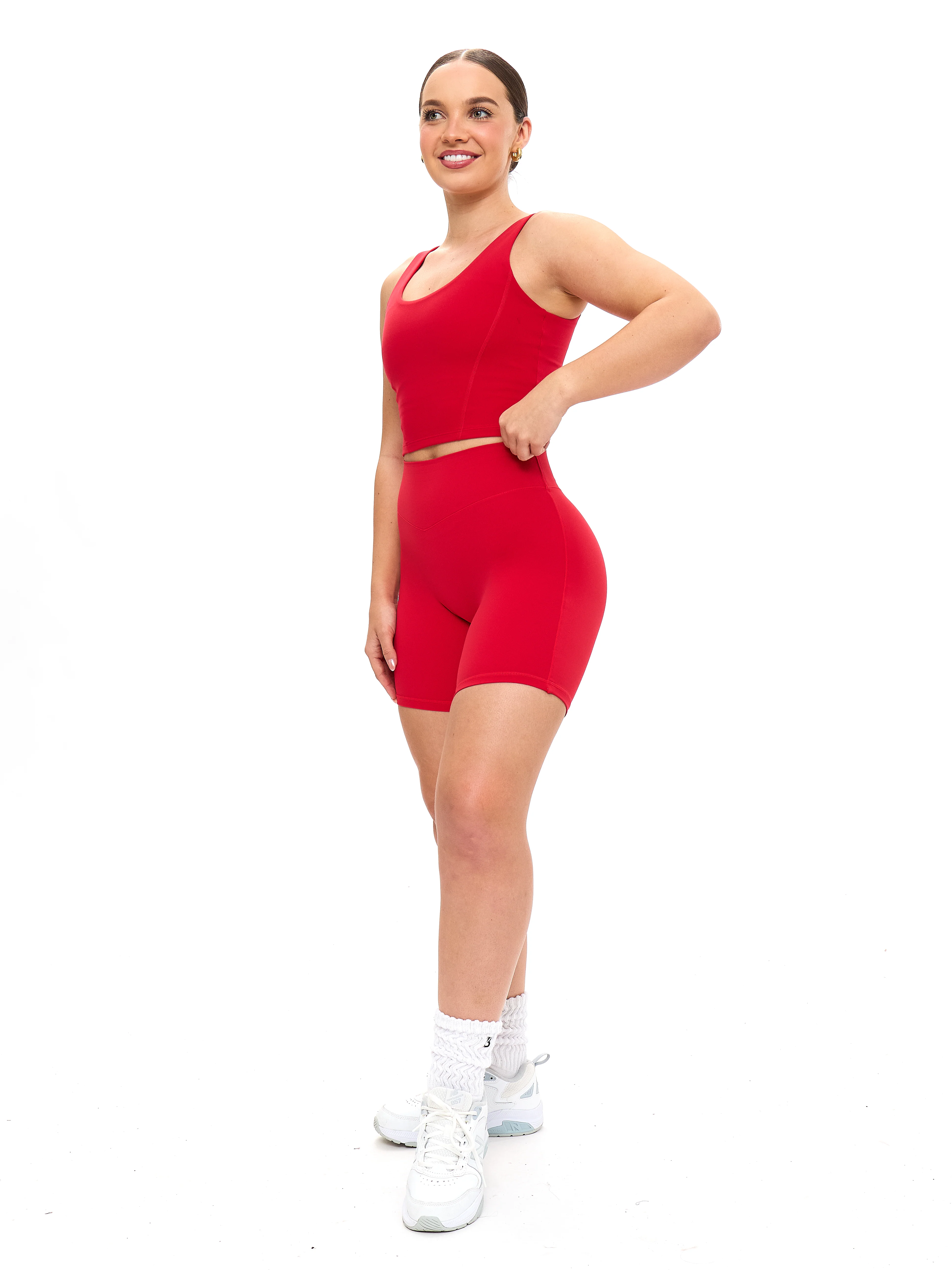 Crystal Crop V2 - Lipstick Red - Image 3