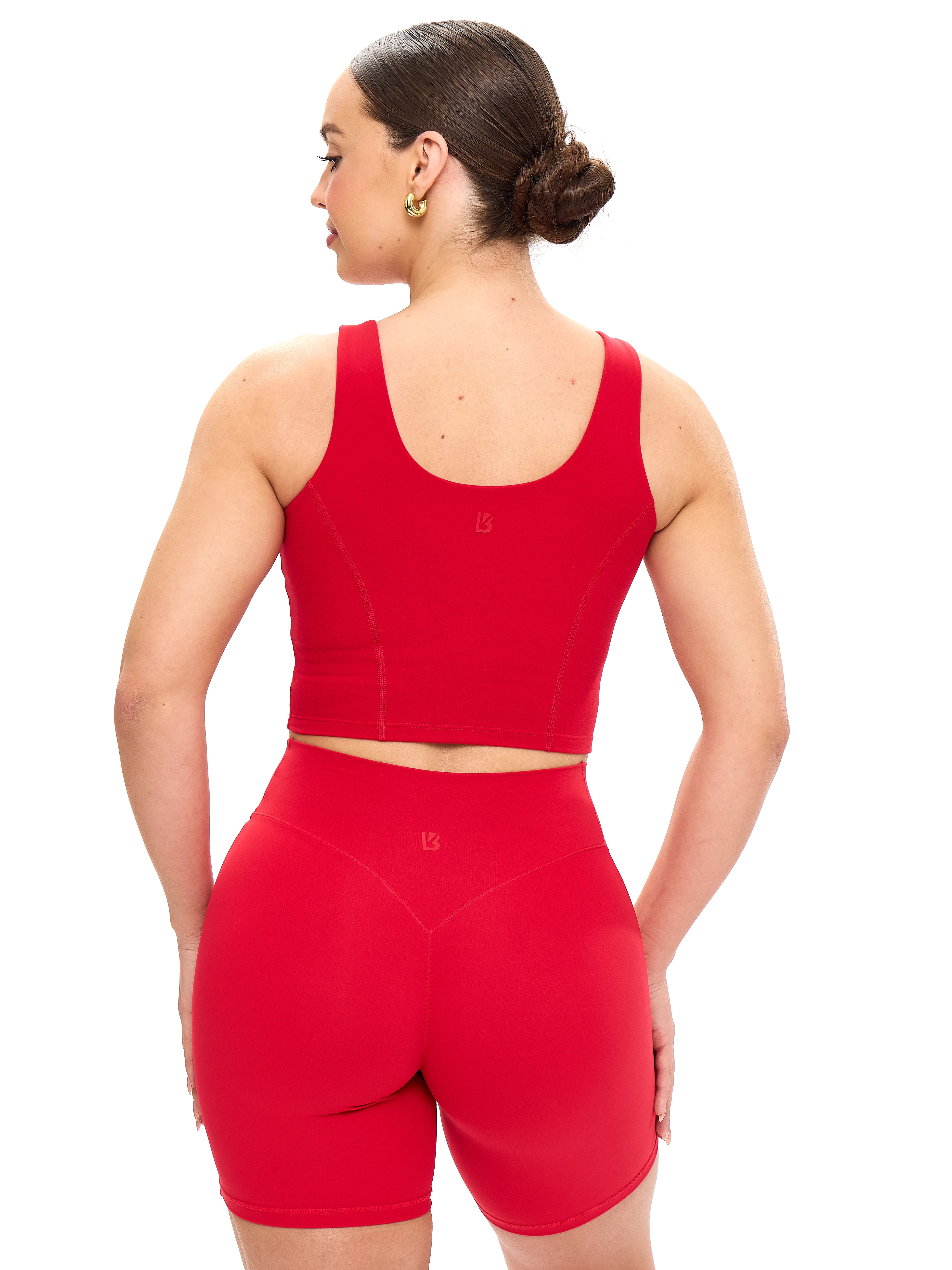 Crystal Crop V2 - Lipstick Red - Image 4
