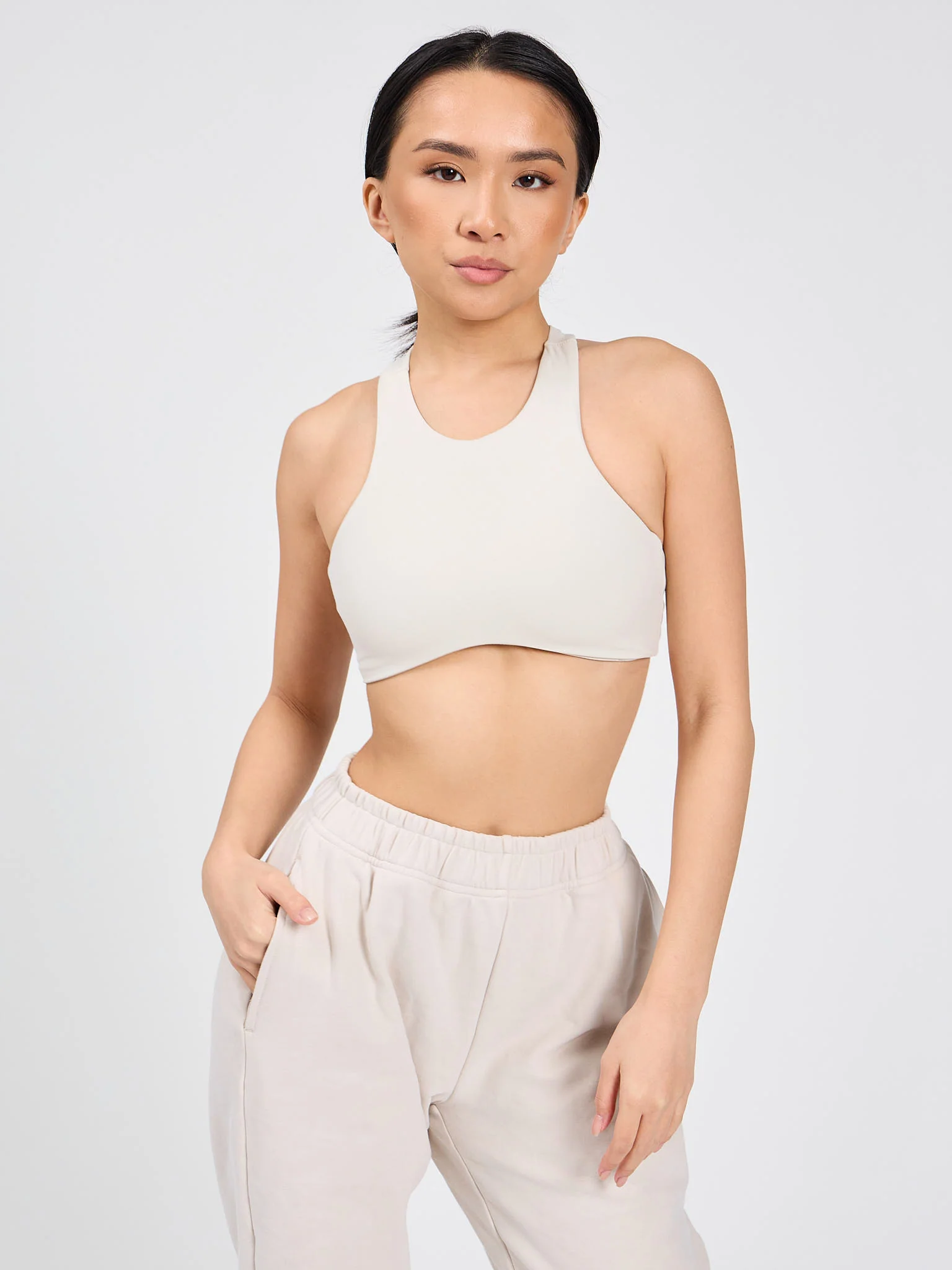 Curve Sports Bra - Bone - Image 3