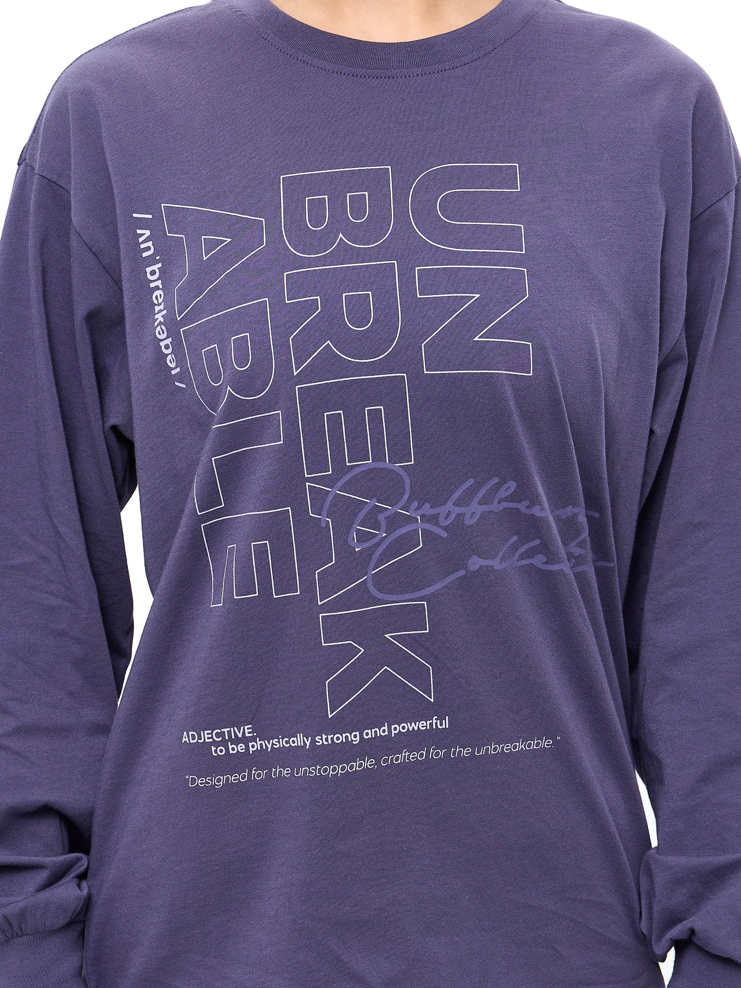 Definition Long Sleeve Tee - Shadow Berry - Image 4