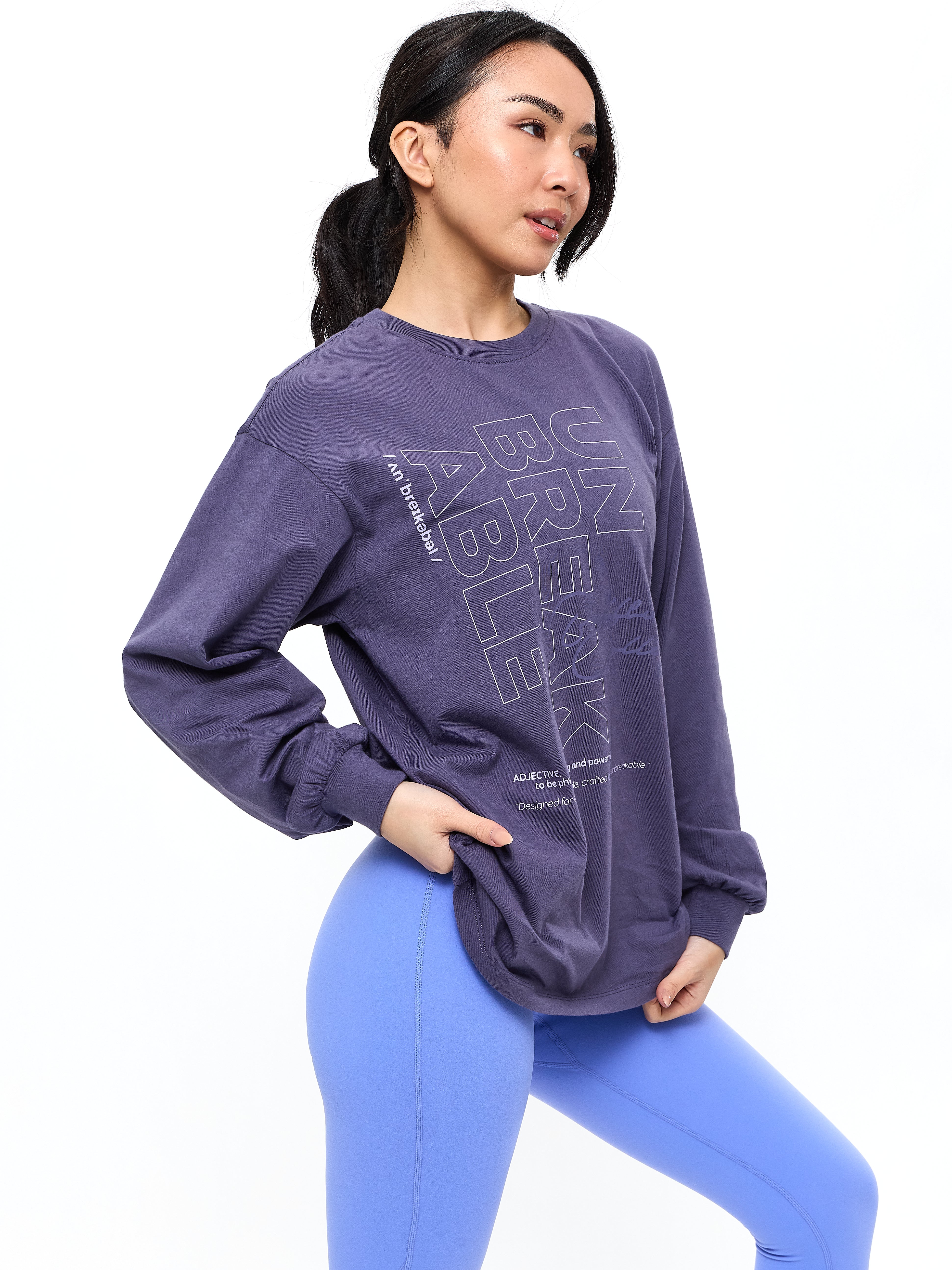 Definition Long Sleeve Tee - Shadow Berry - Image 5