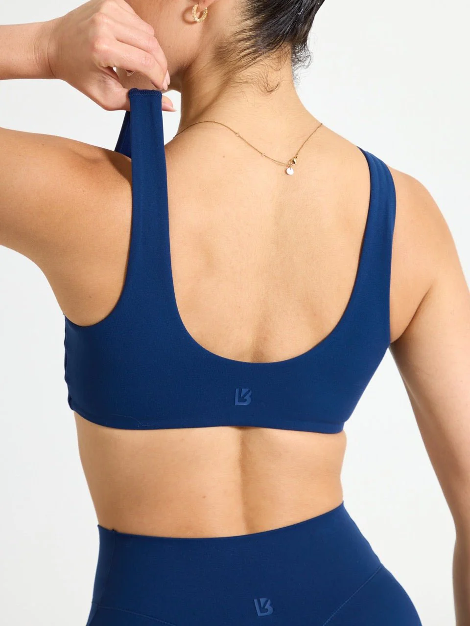 Double Dip Butter Sports Bra - Indigo Shadow - Image 3