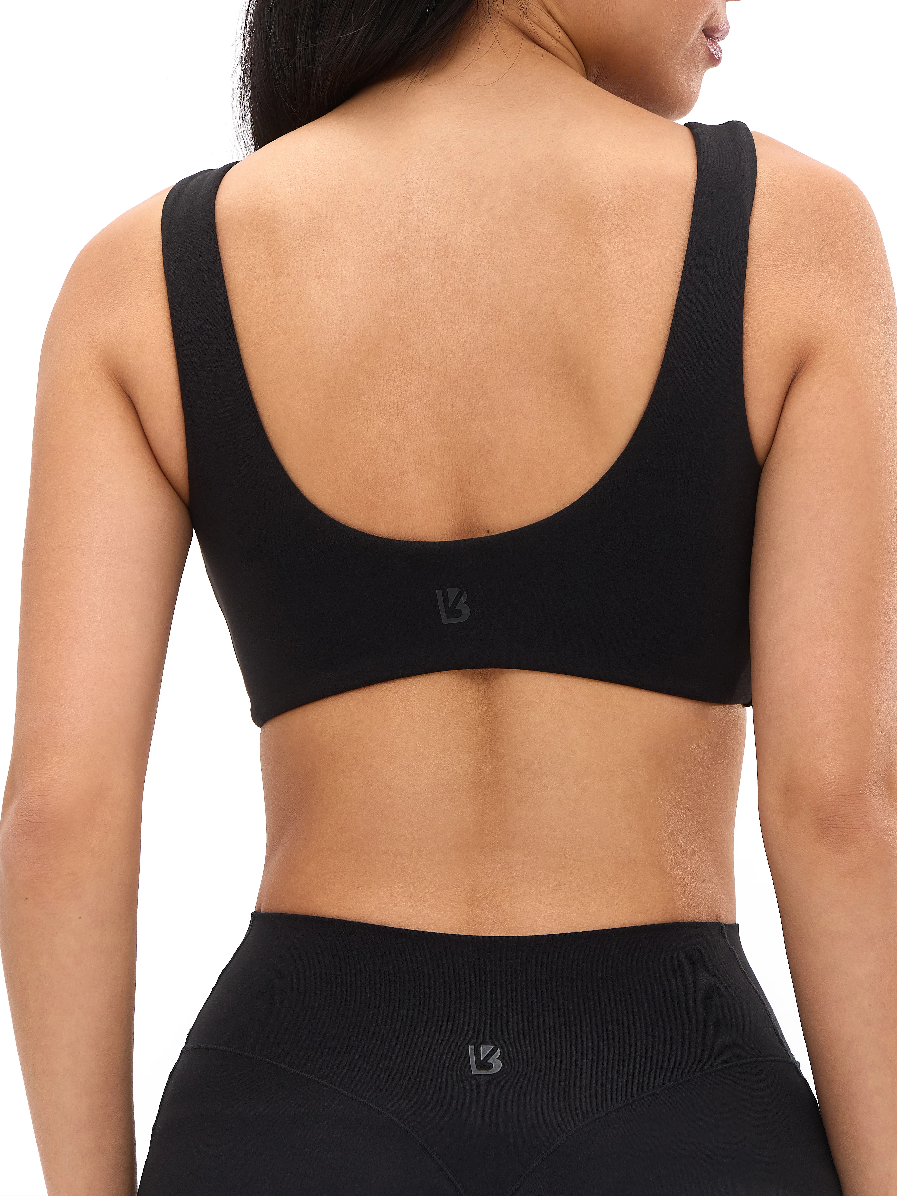 Double Dip Butter Sports Bra - Onyx Black - Image 5