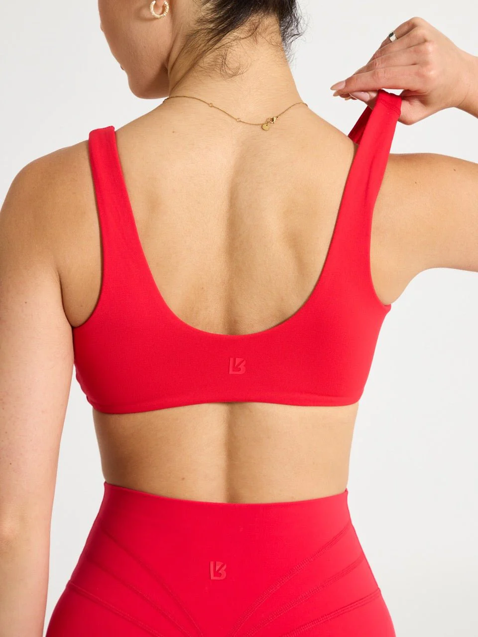 Double Dip Butter Sports Bra - Salsa Red - Image 3