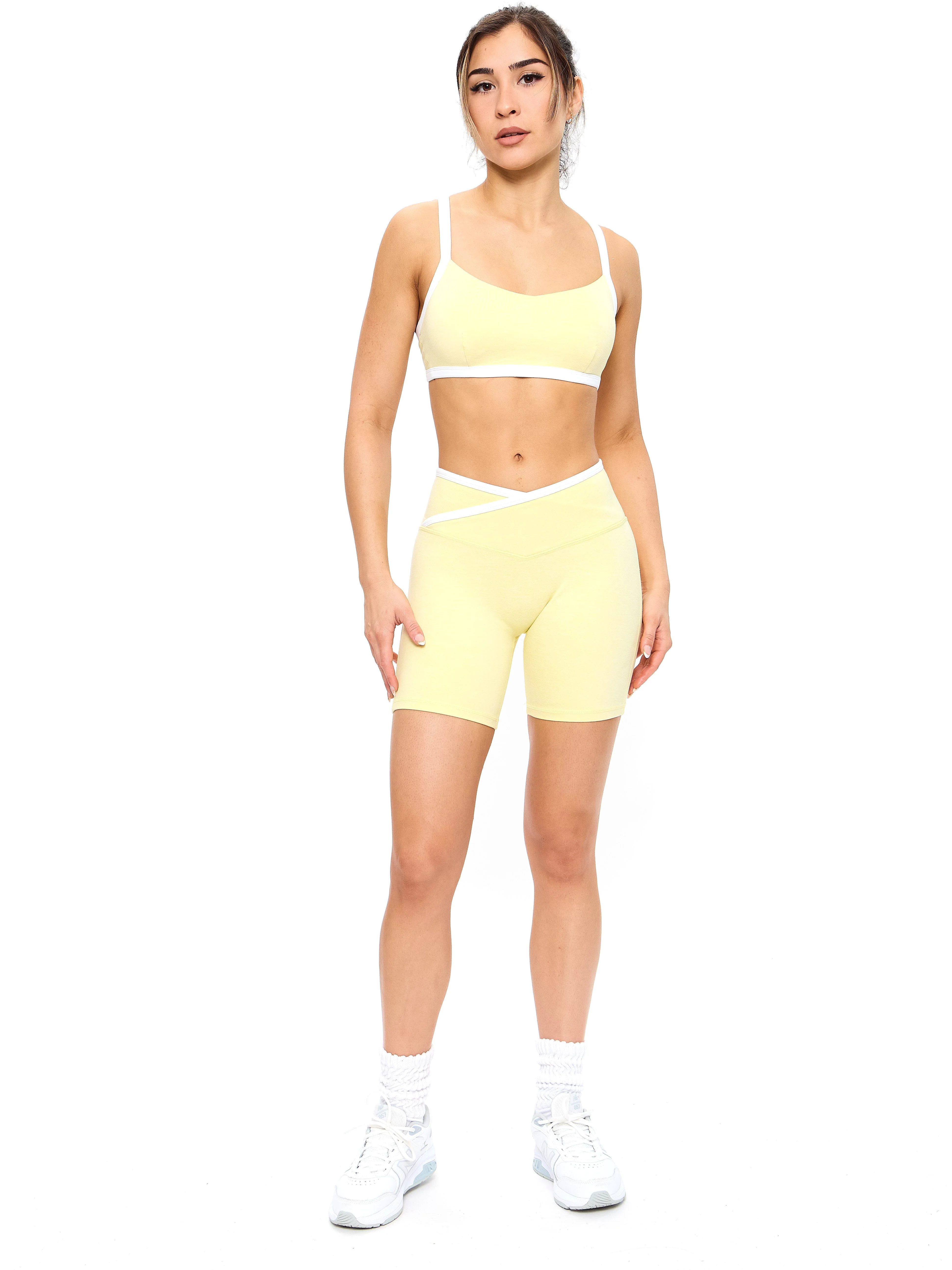 Dream Heather Contrast Short - Heather Sunbeam - Image 3