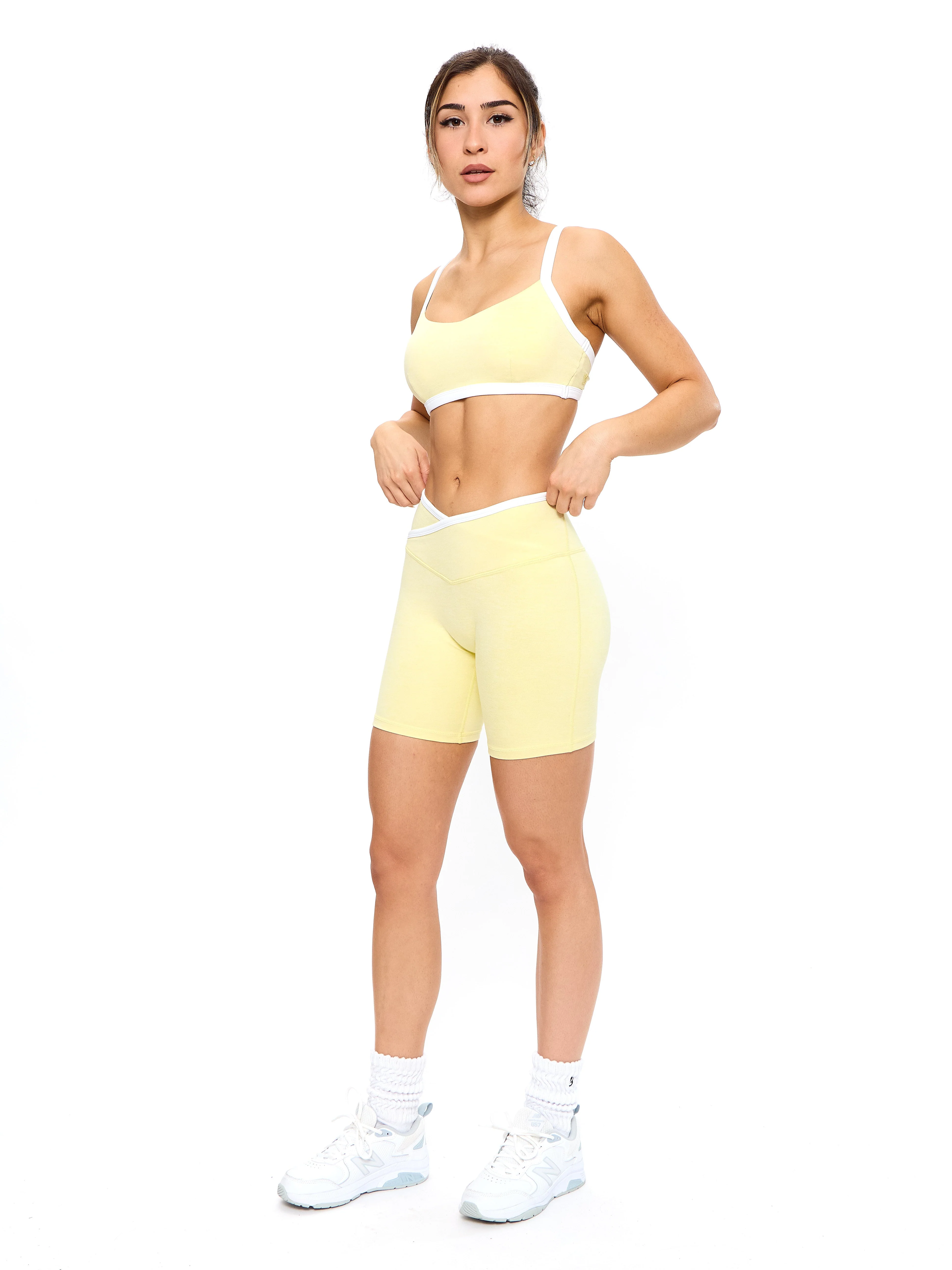 Dream Heather Contrast Short - Heather Sunbeam - Image 4