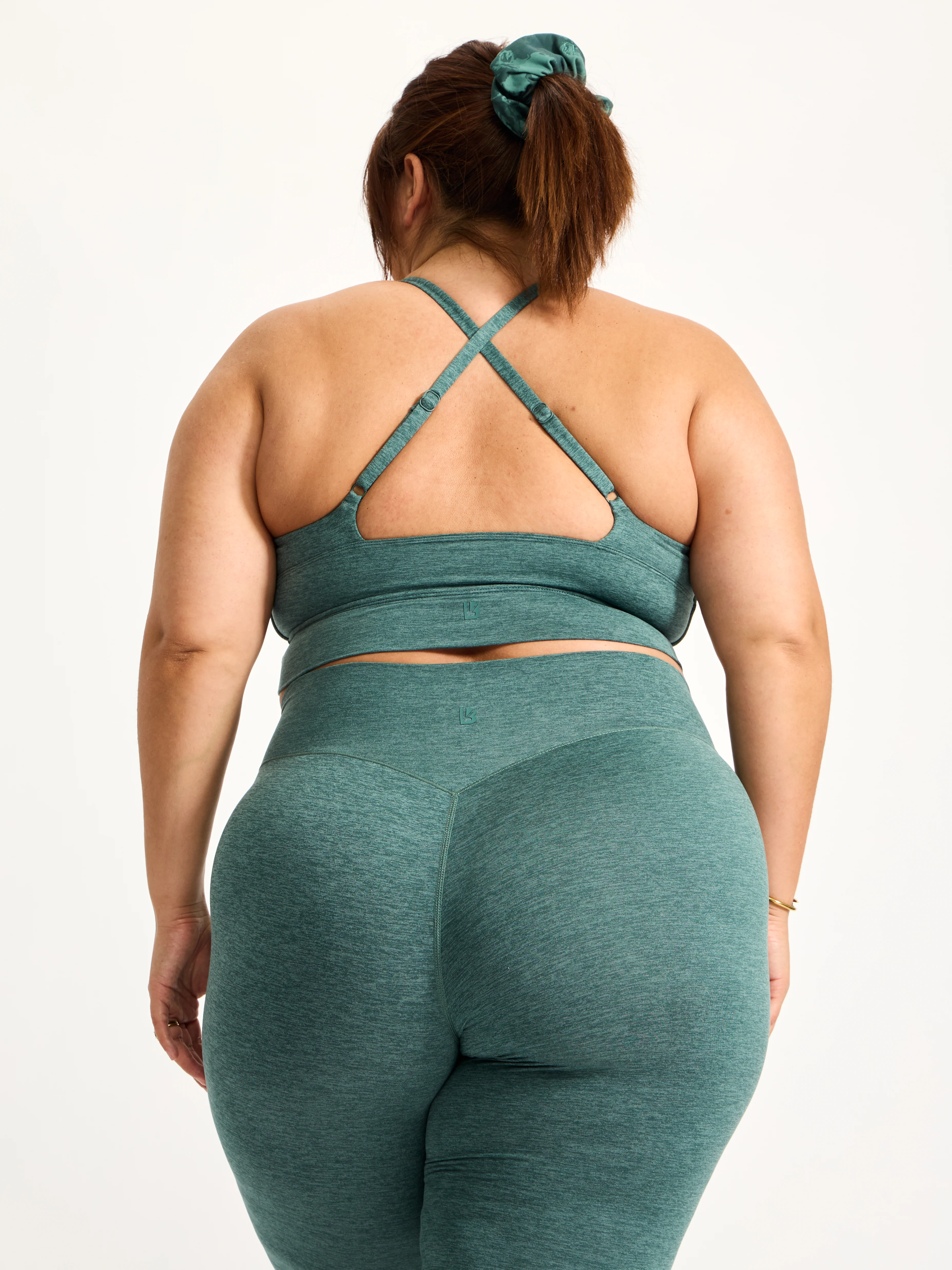 Dream Heather Square Neck Sports Bra - Heiress Ivy - Image 2