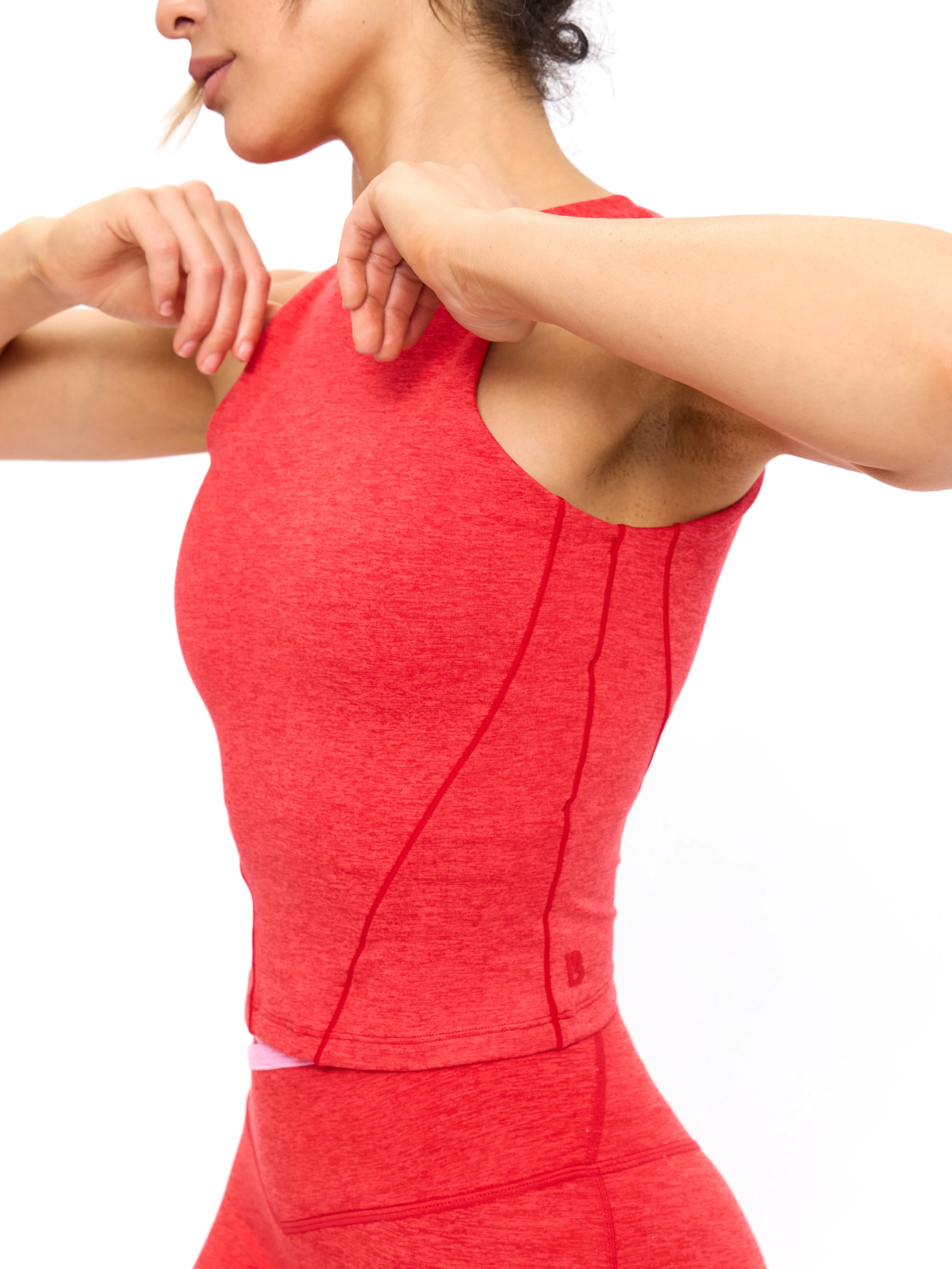 Dream Heather Tank - Salsa Red - Image 3