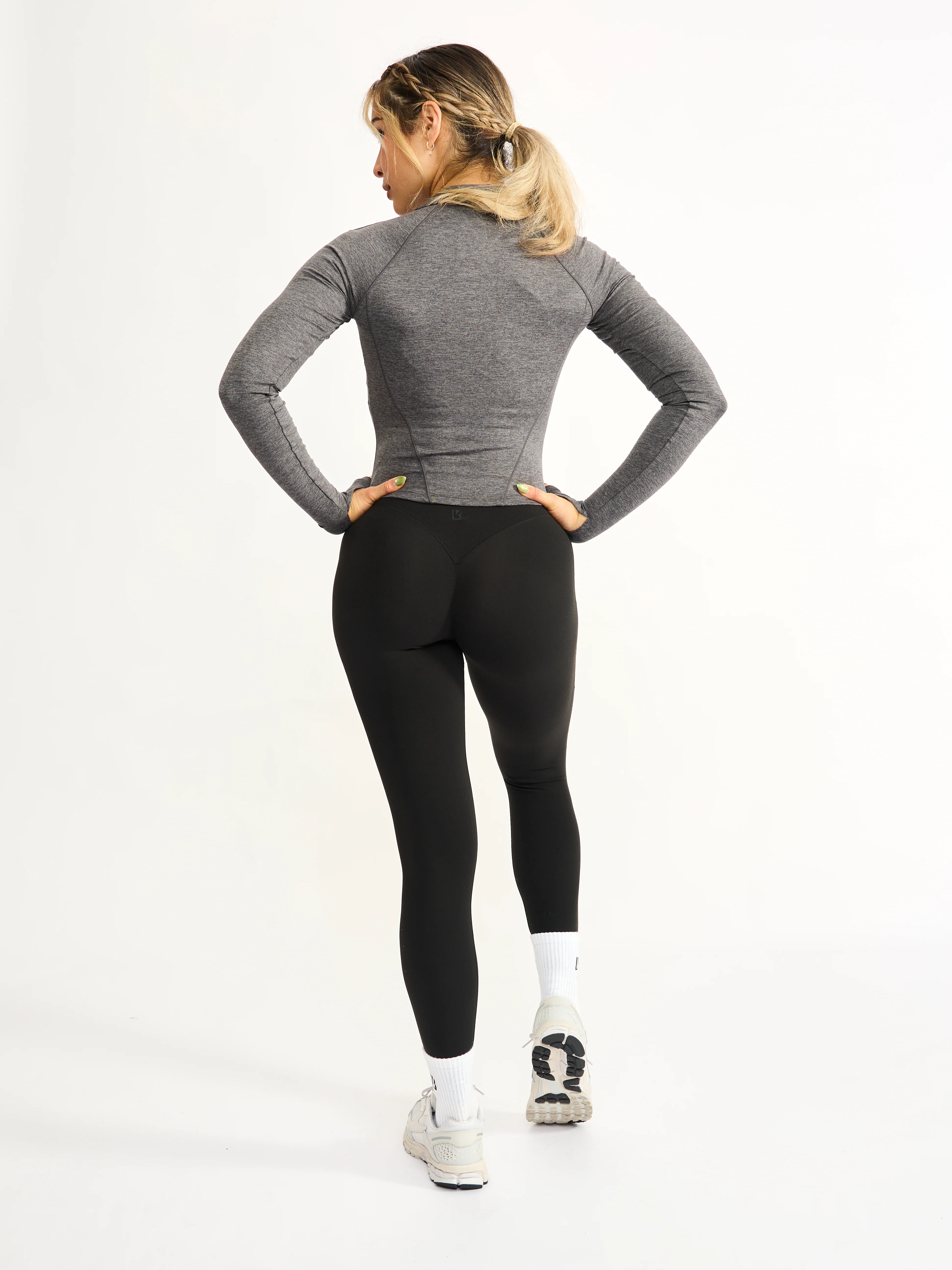 Dream Heather Zip Jacket - Heather Charcoal - Image 3