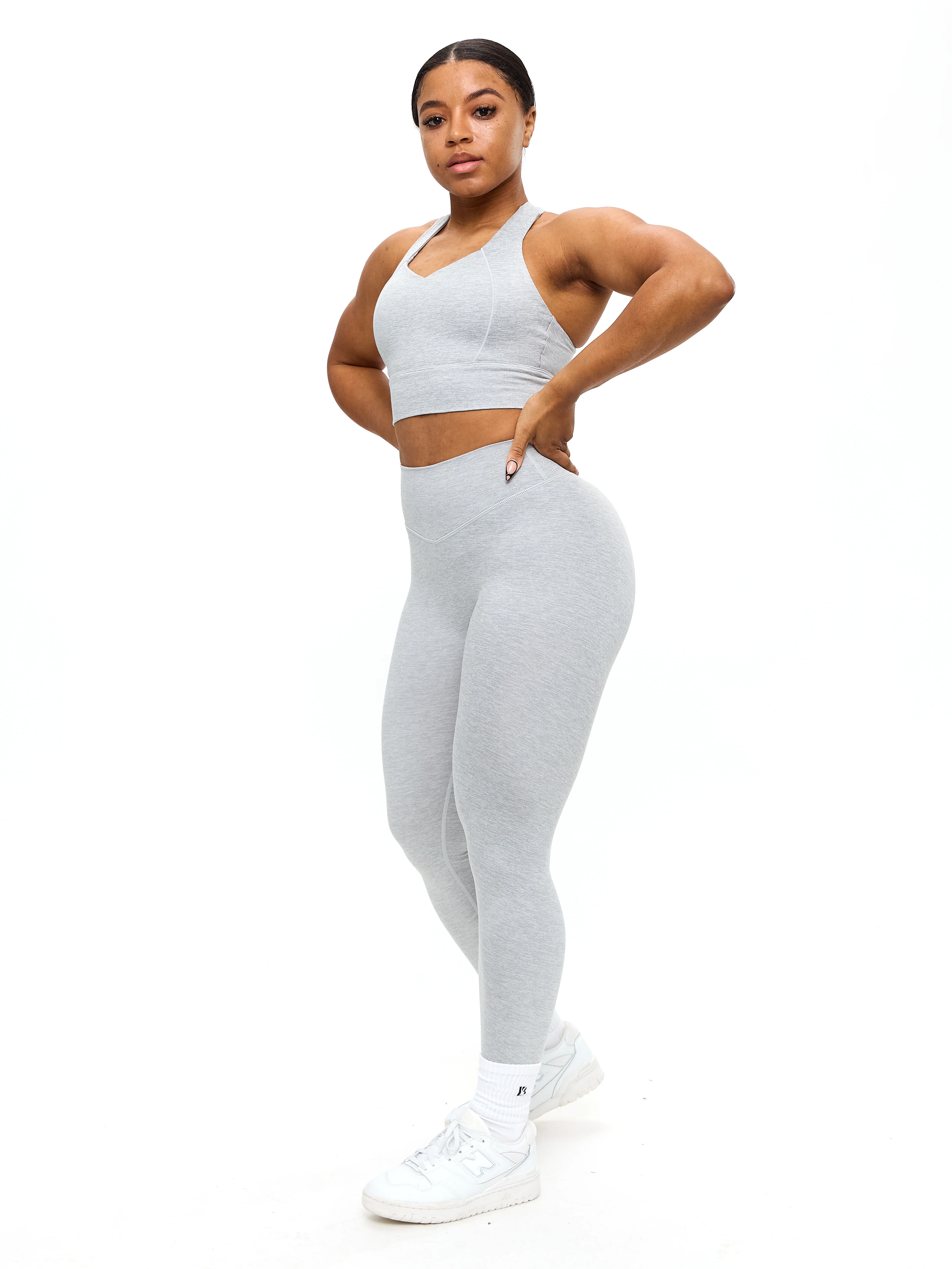 Dream Heathered Legging 26" - Heather Grey - Image 5