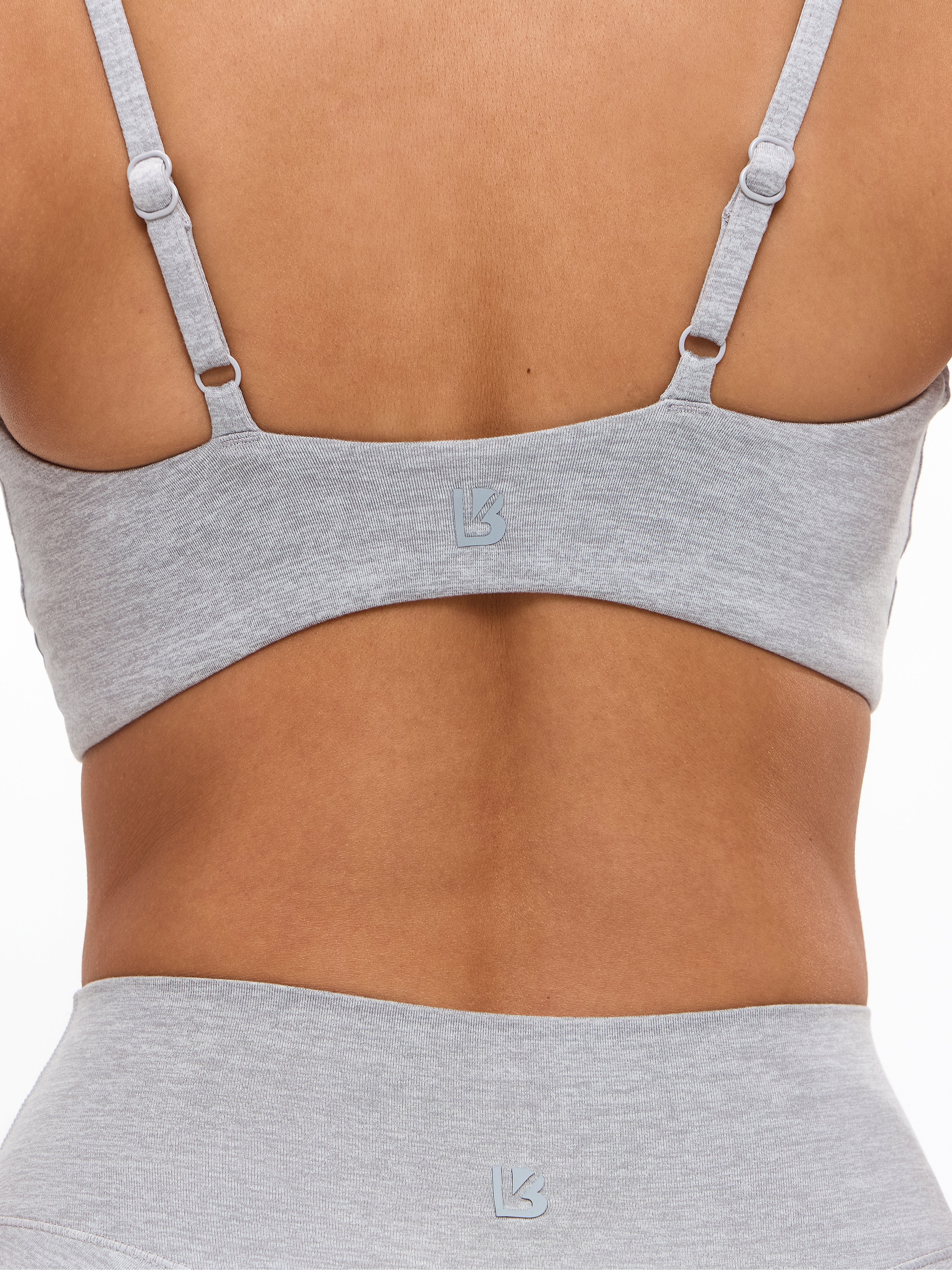 Dream Heathered Sports Bra - Heather Grey - Image 6