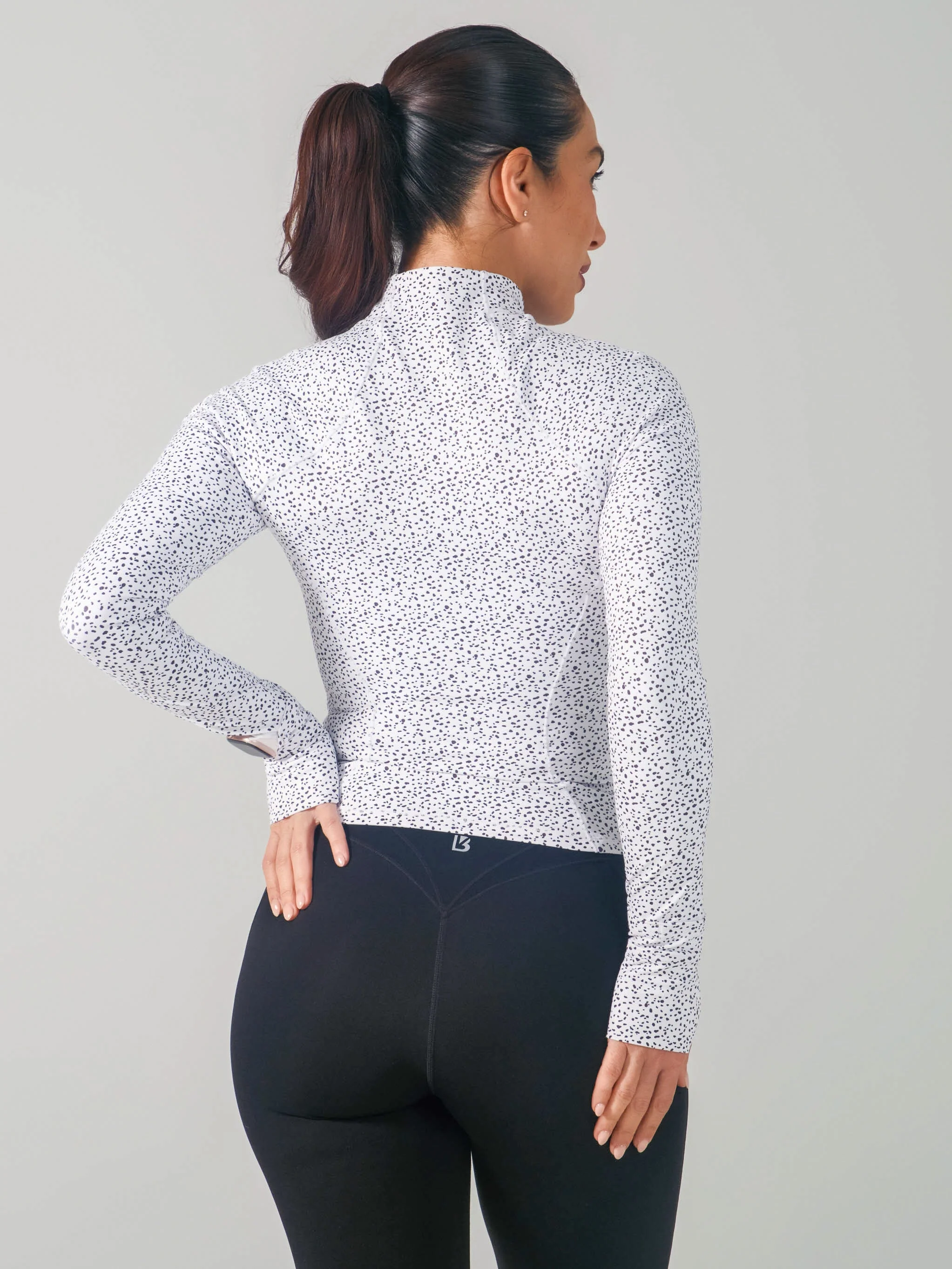 Elysium Zip Jacket - Dalmatian Print - Image 5
