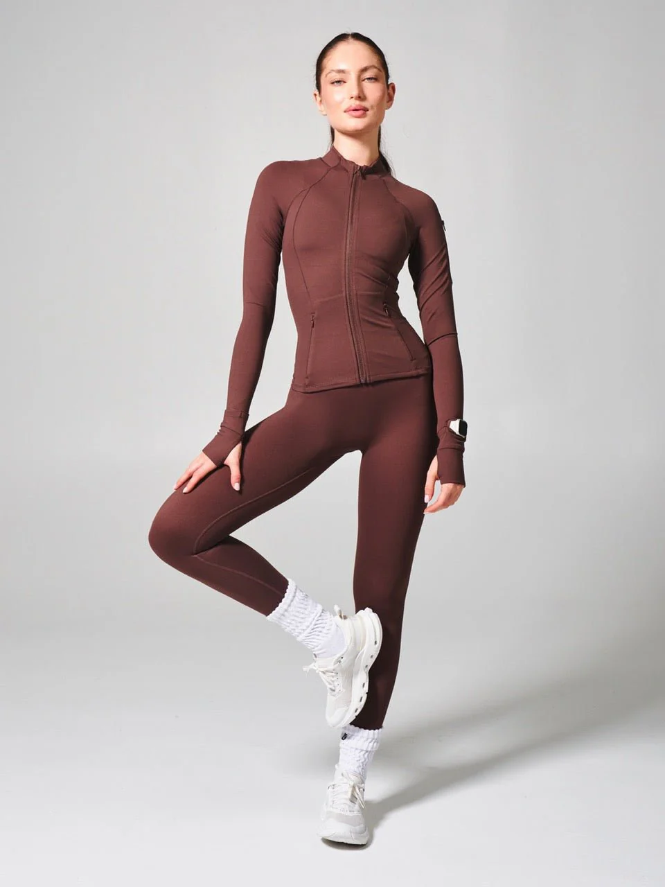 Elysium Zip Jacket - Espresso - Image 2