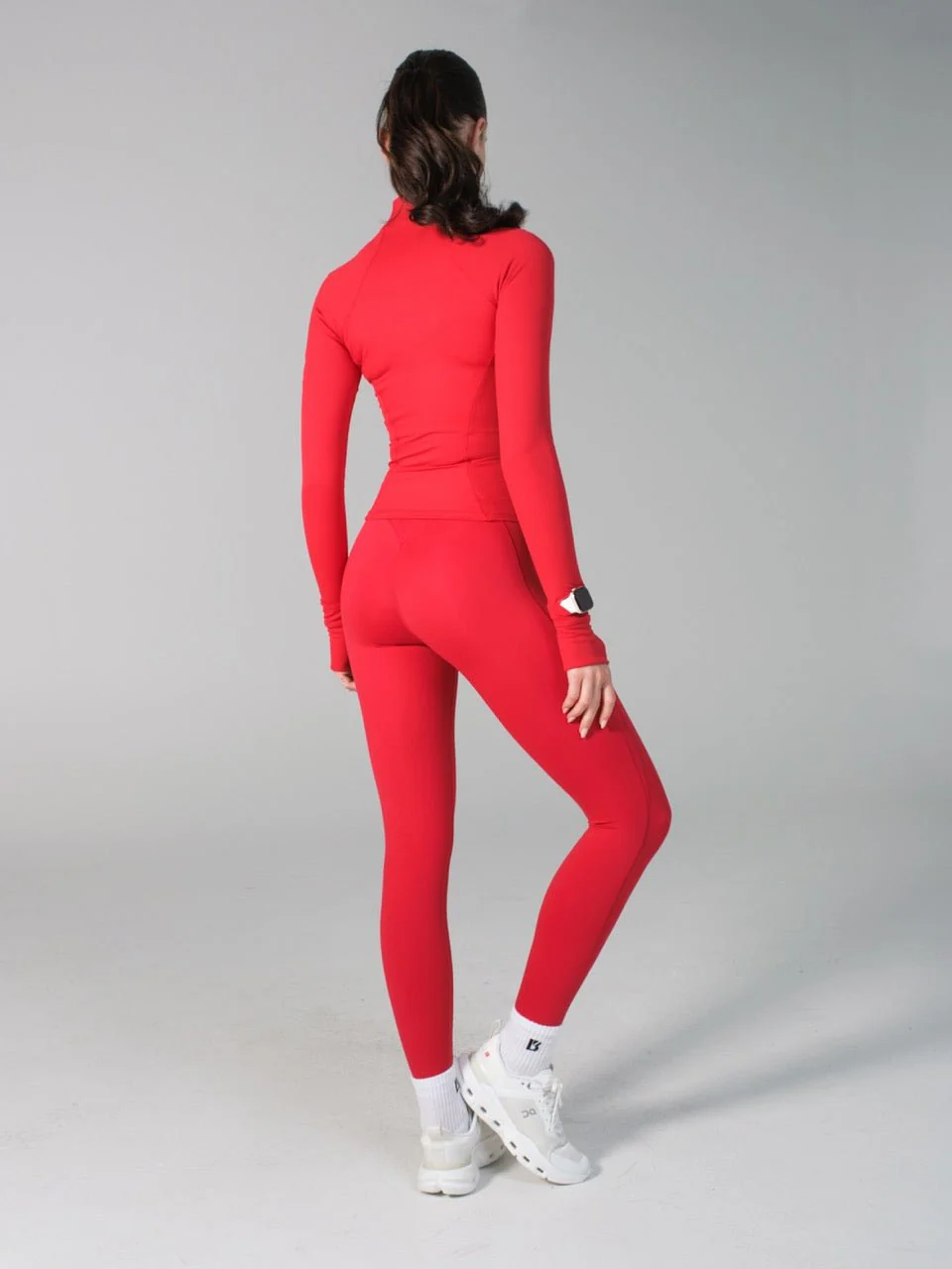 Elysium Zip Jacket - Lipstick Red - Image 4