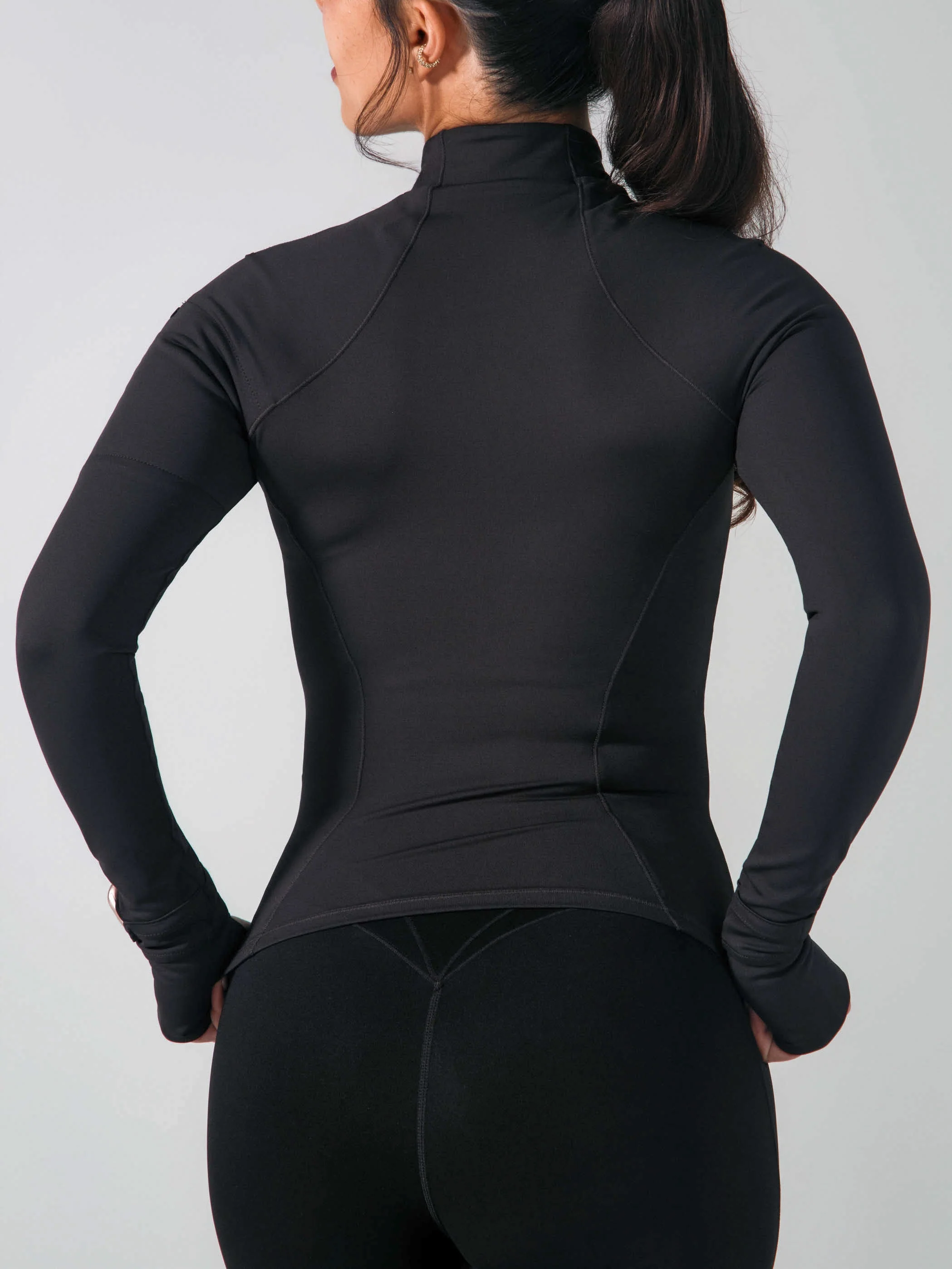 Elysium Zip Jacket - Onyx Black - Image 4