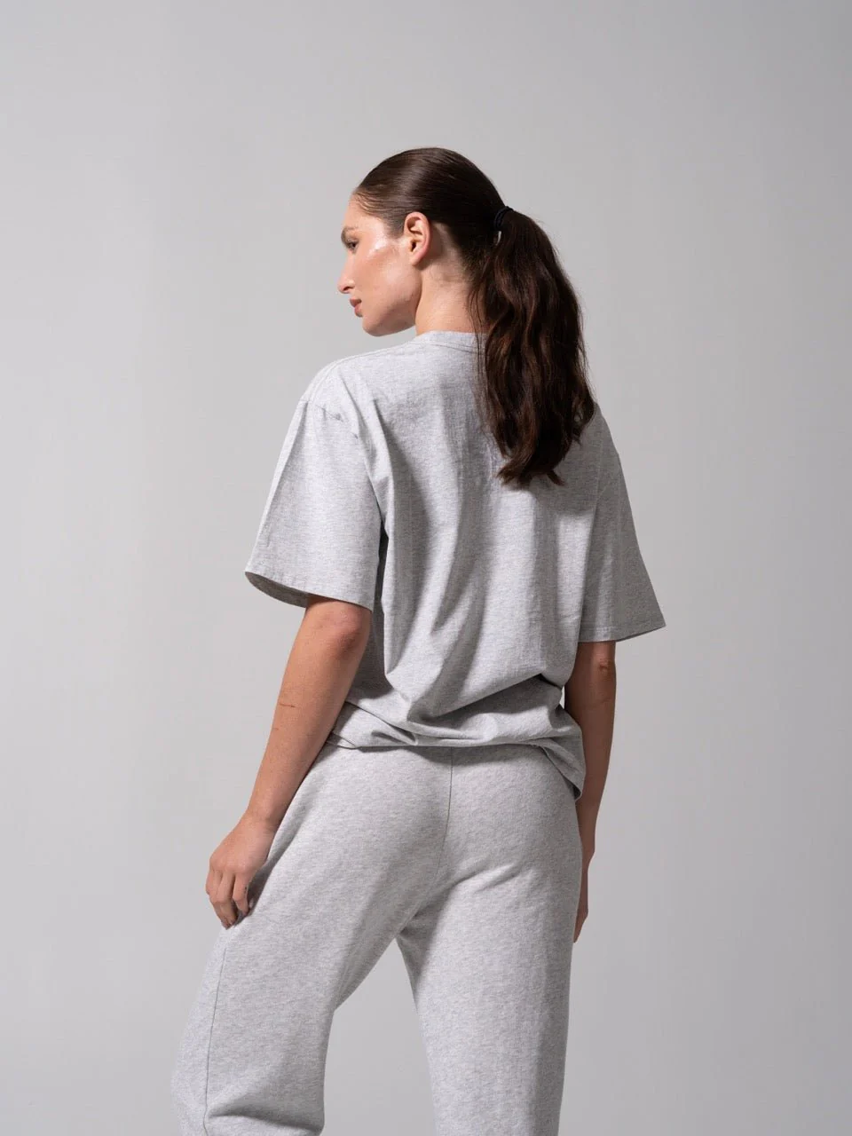 Essential Short Sleeve Tee - Heather Grey - Image 4