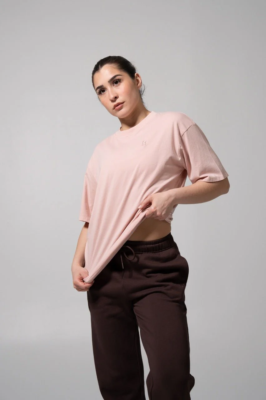 Essential Short Sleeve Tee - Strawberry Milk - Image 3