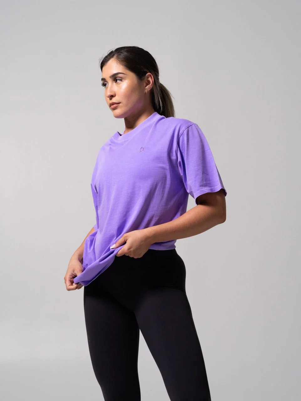 Essential Short Sleeve Tee - Taffy Purple - Image 4