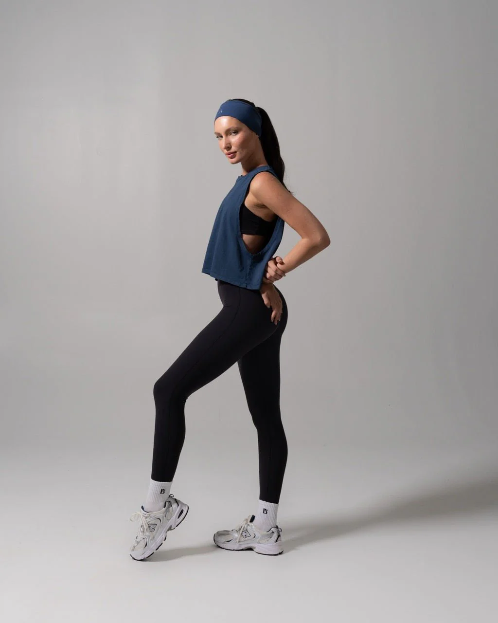 Essential Waist Tank - Baked Blue - Image 4