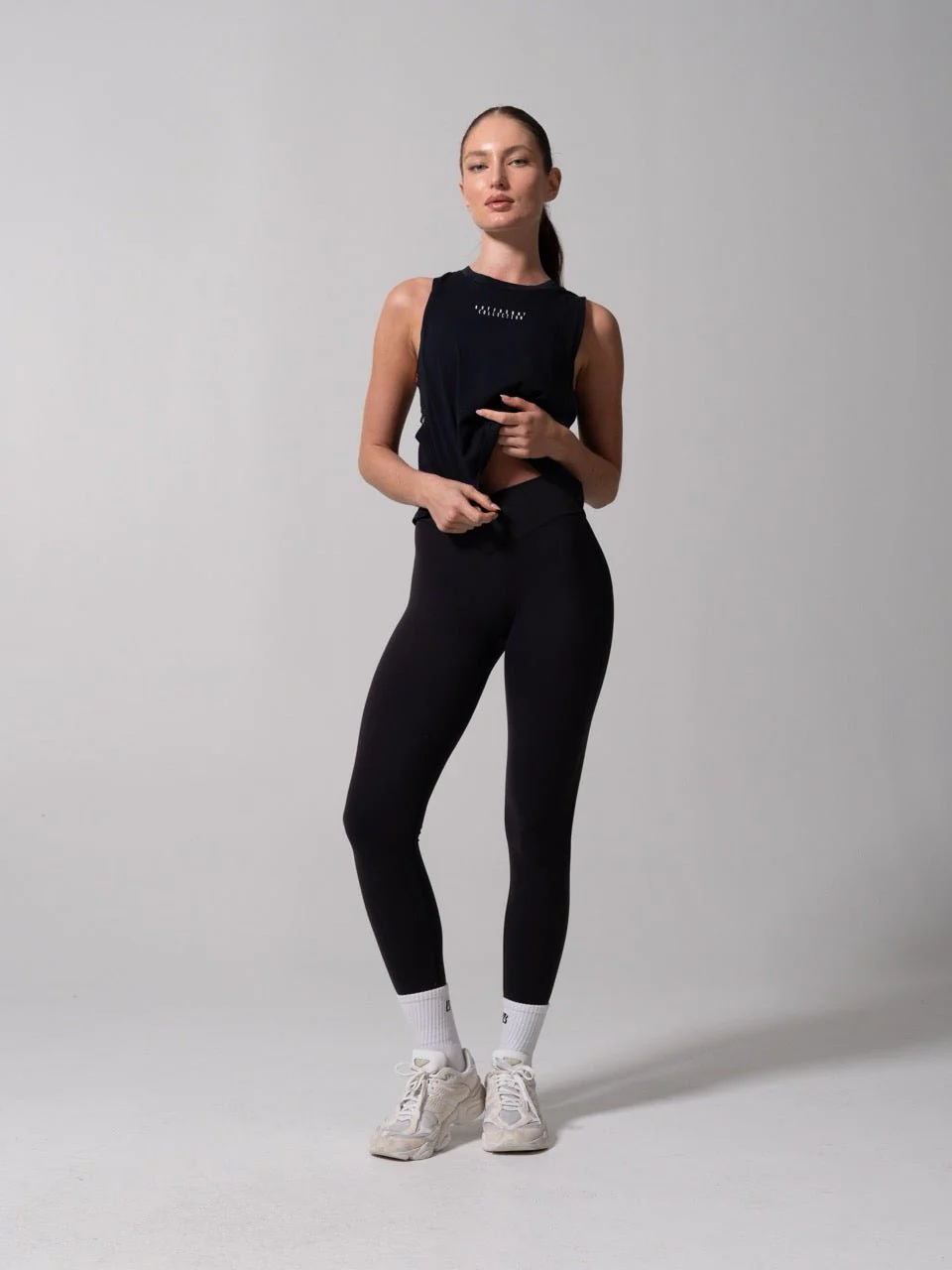 Essential Waist Tank - Onyx Black - Image 3