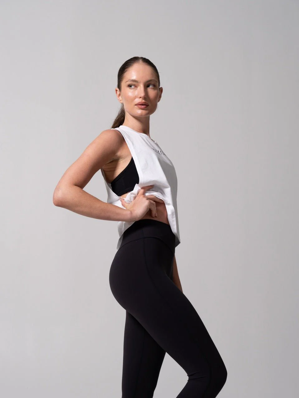 Essential Waist Tank - White - Image 4