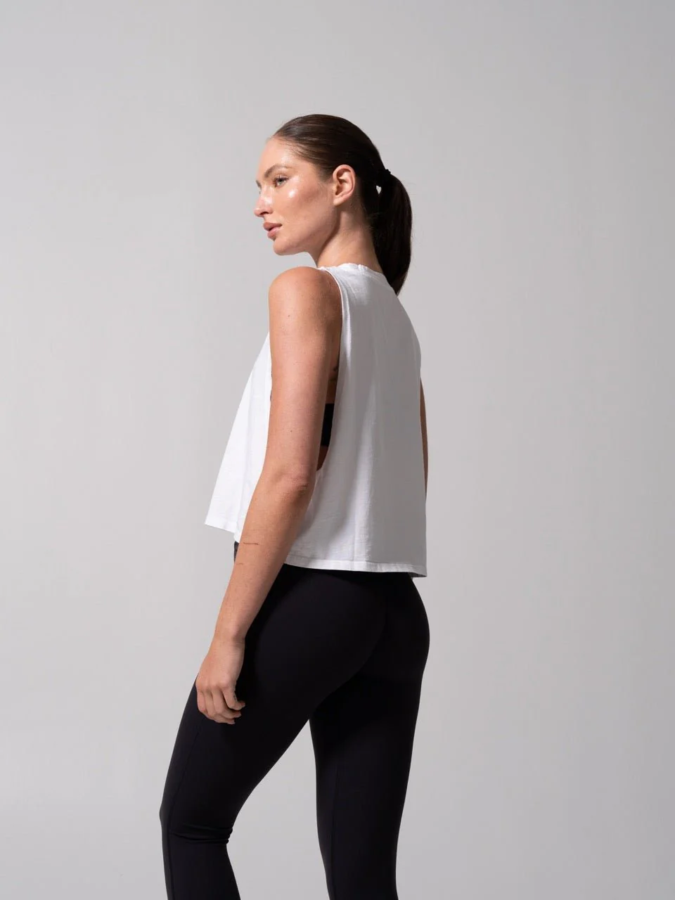 Essential Waist Tank - White - Image 5