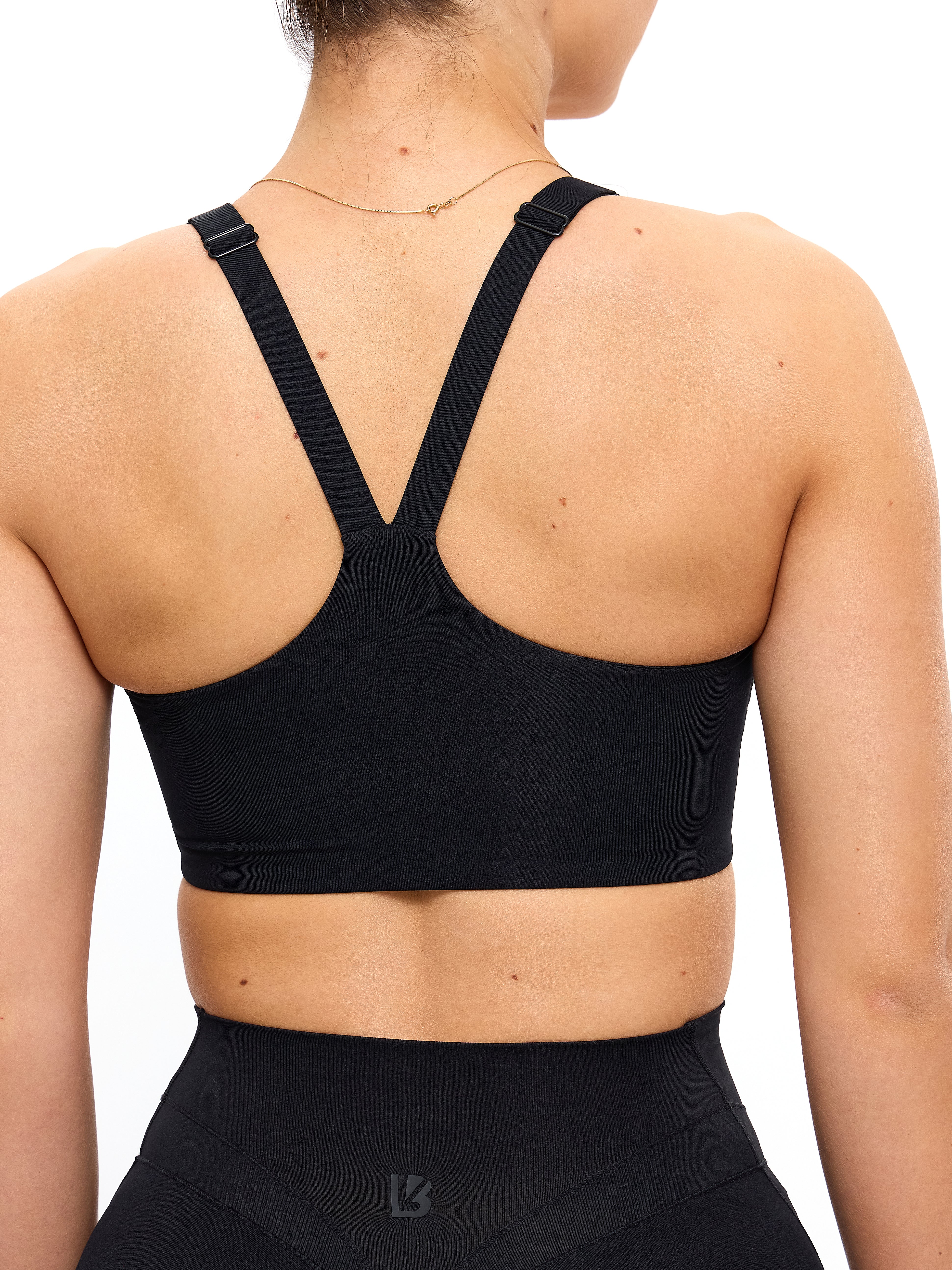 Every Day Airbrush Sports Bra - Onyx Black - Image 4