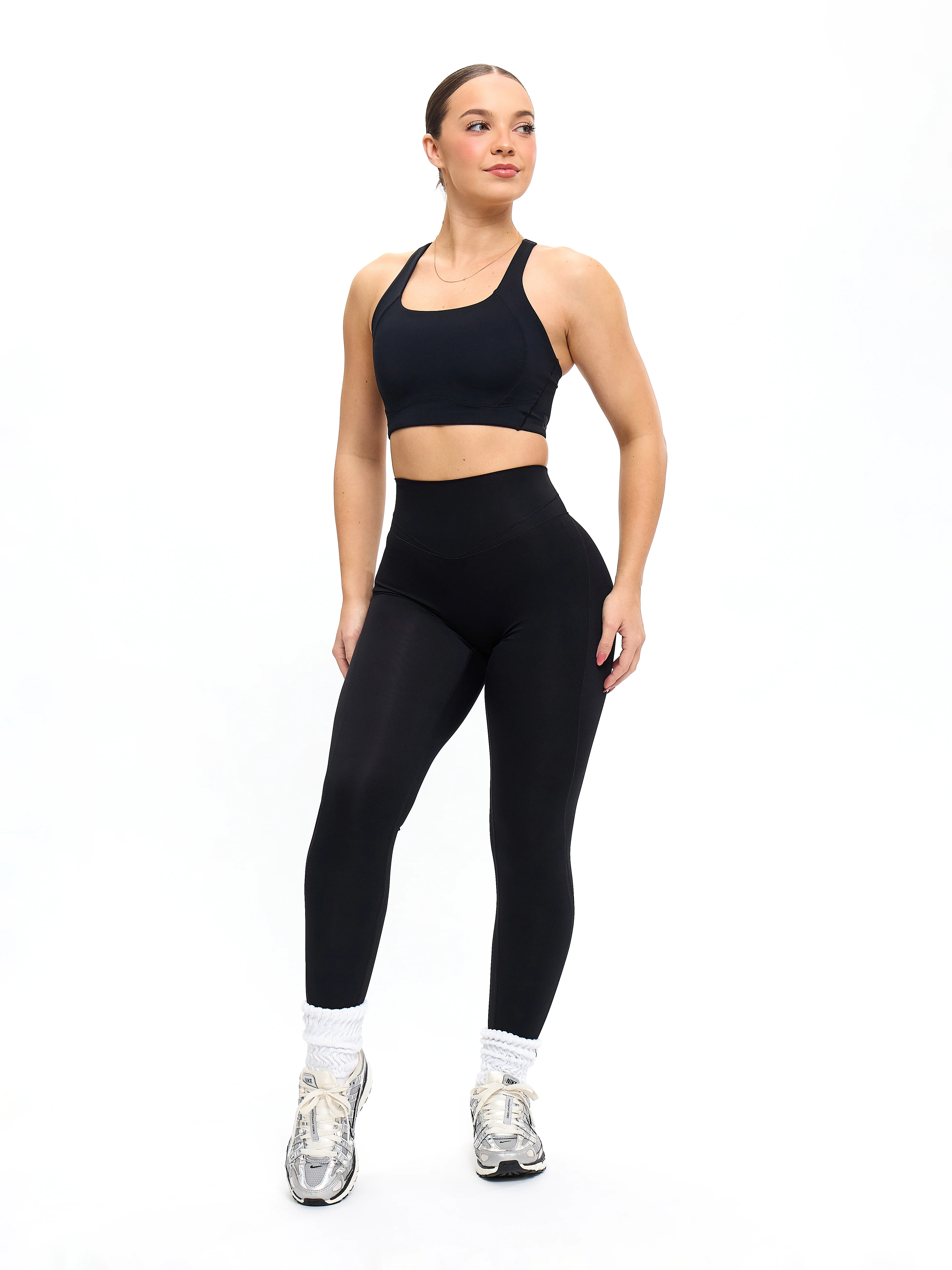 Every Day Airbrush Sports Bra - Onyx Black - Image 5