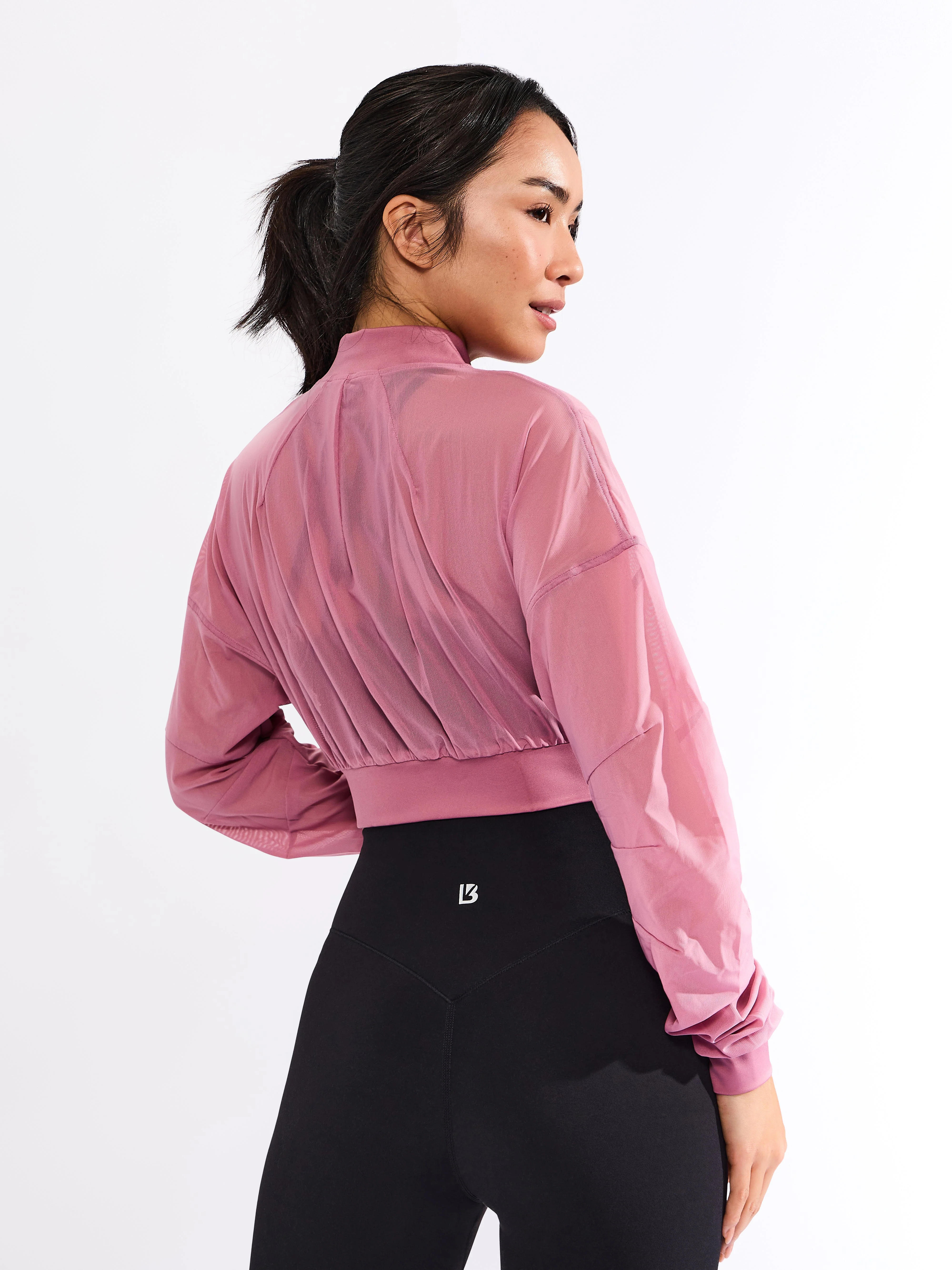 Exposed Mesh Jacket - Bloom - Image 4