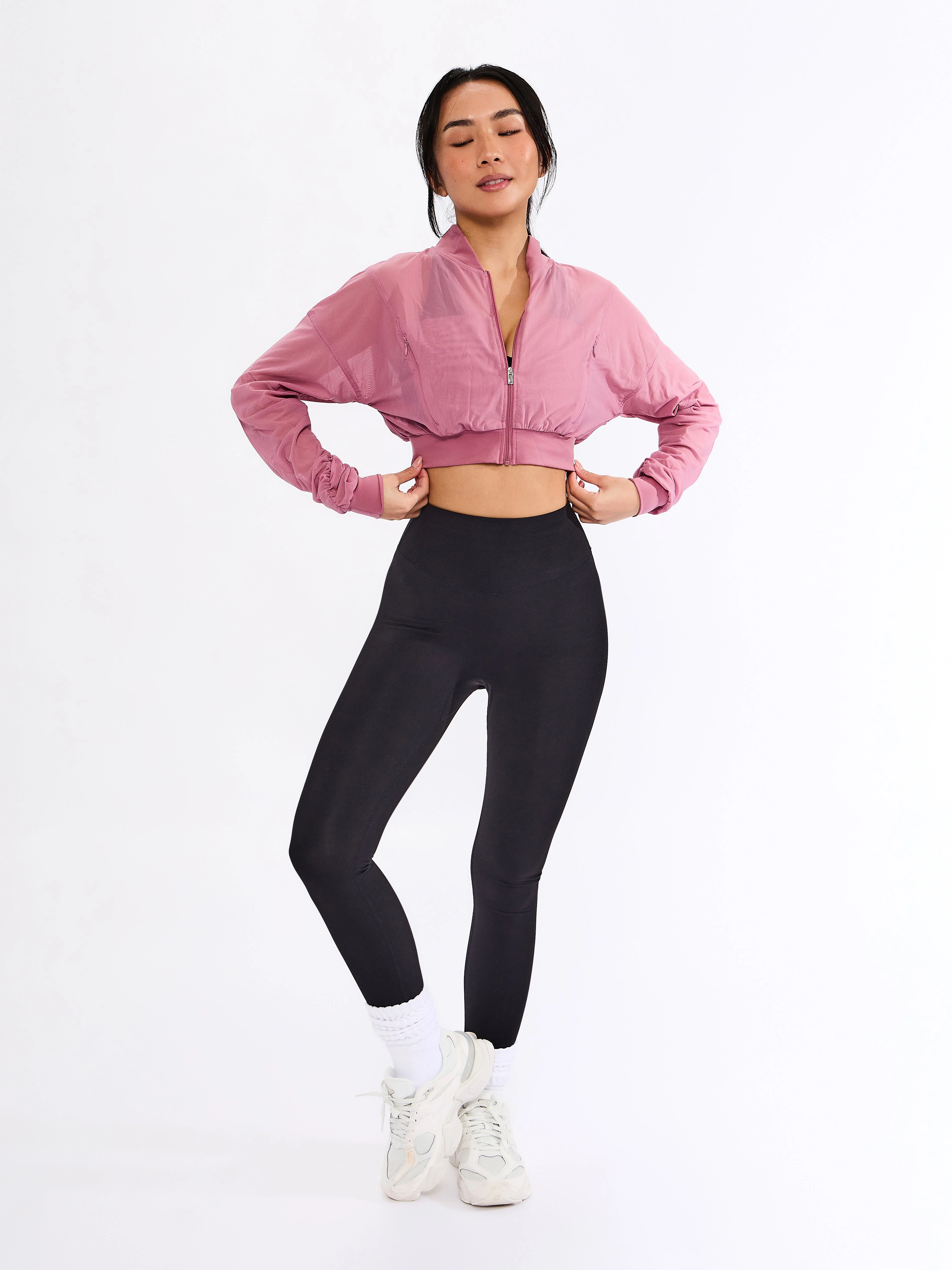 Exposed Mesh Jacket - Bloom - Image 5