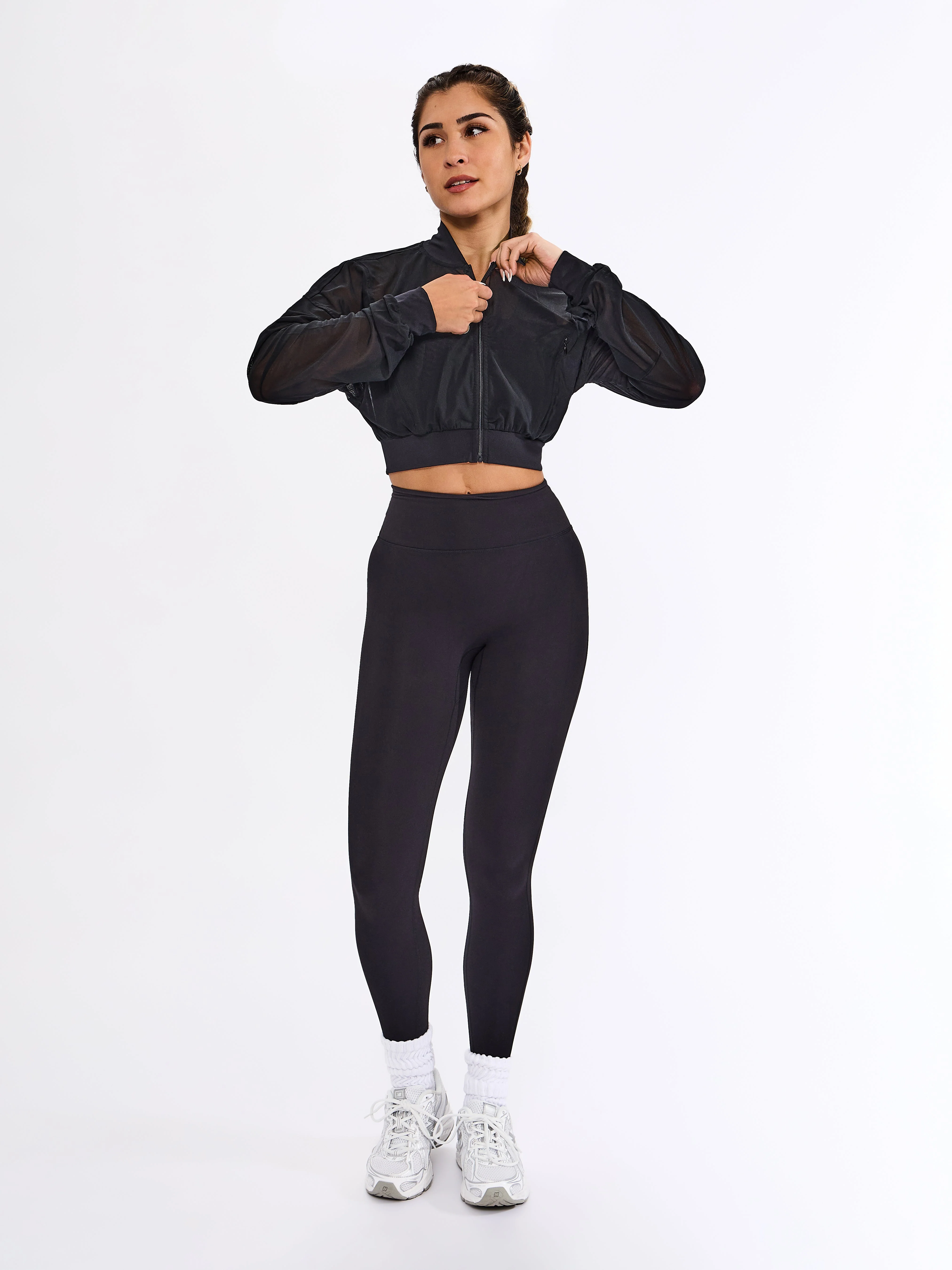 Exposed Mesh Jacket - Onyx Black - Image 6