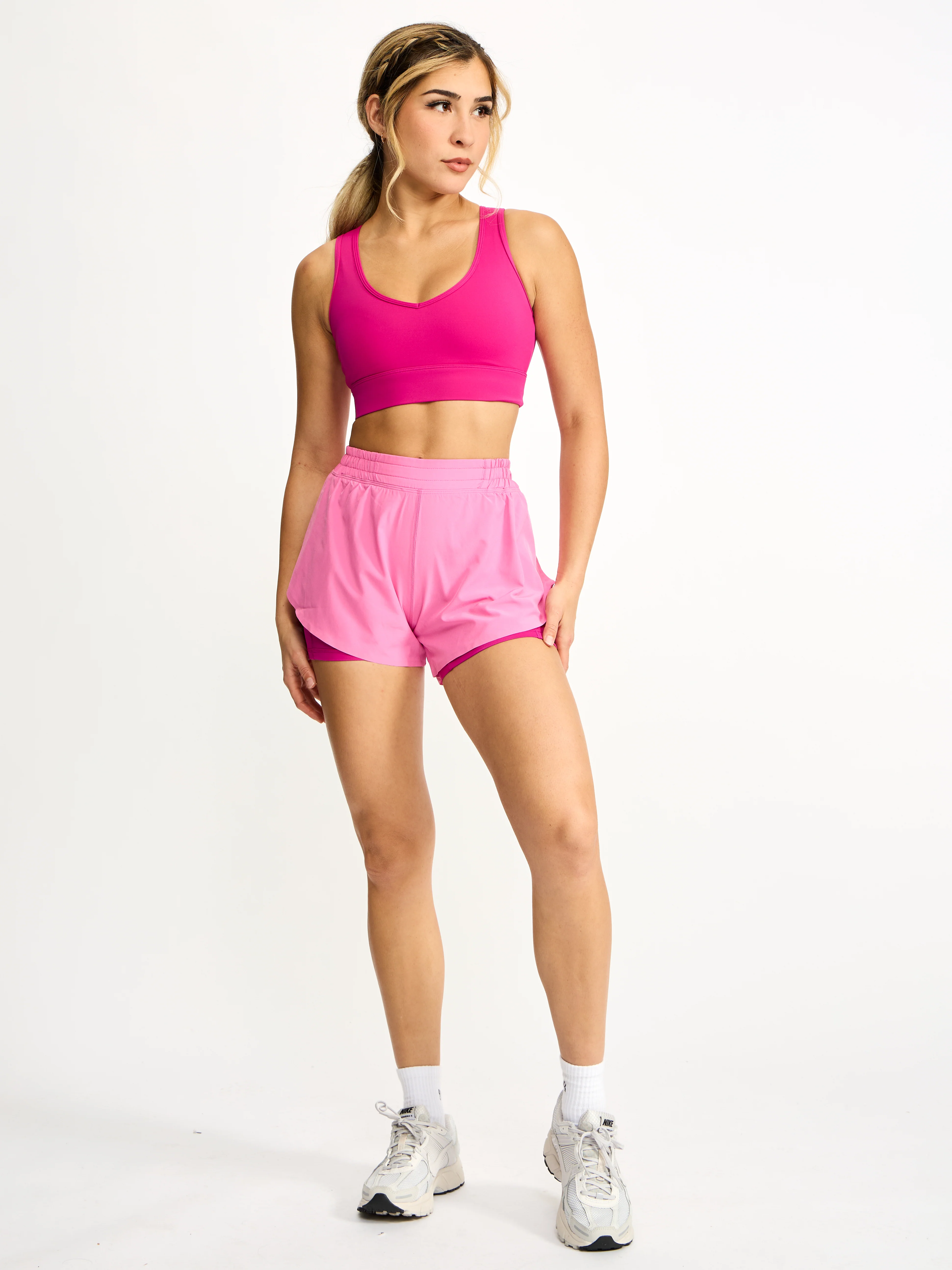 Flirty Flo Short Boyshort - Bunny Pink and Pharaoh - Image 4