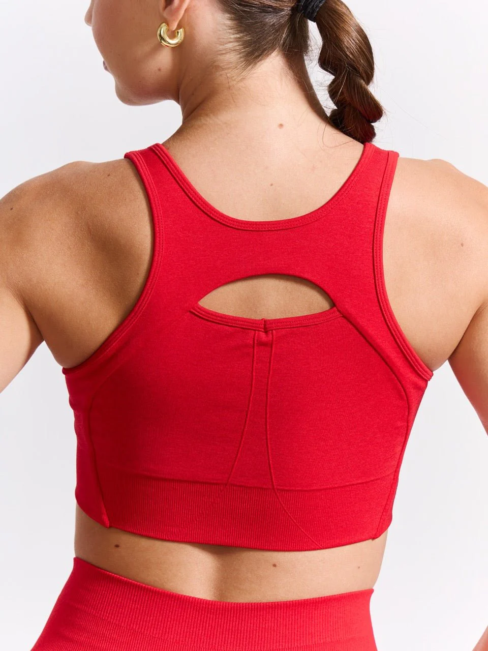Form Seamless Sports Bra - Salsa Red - Image 3