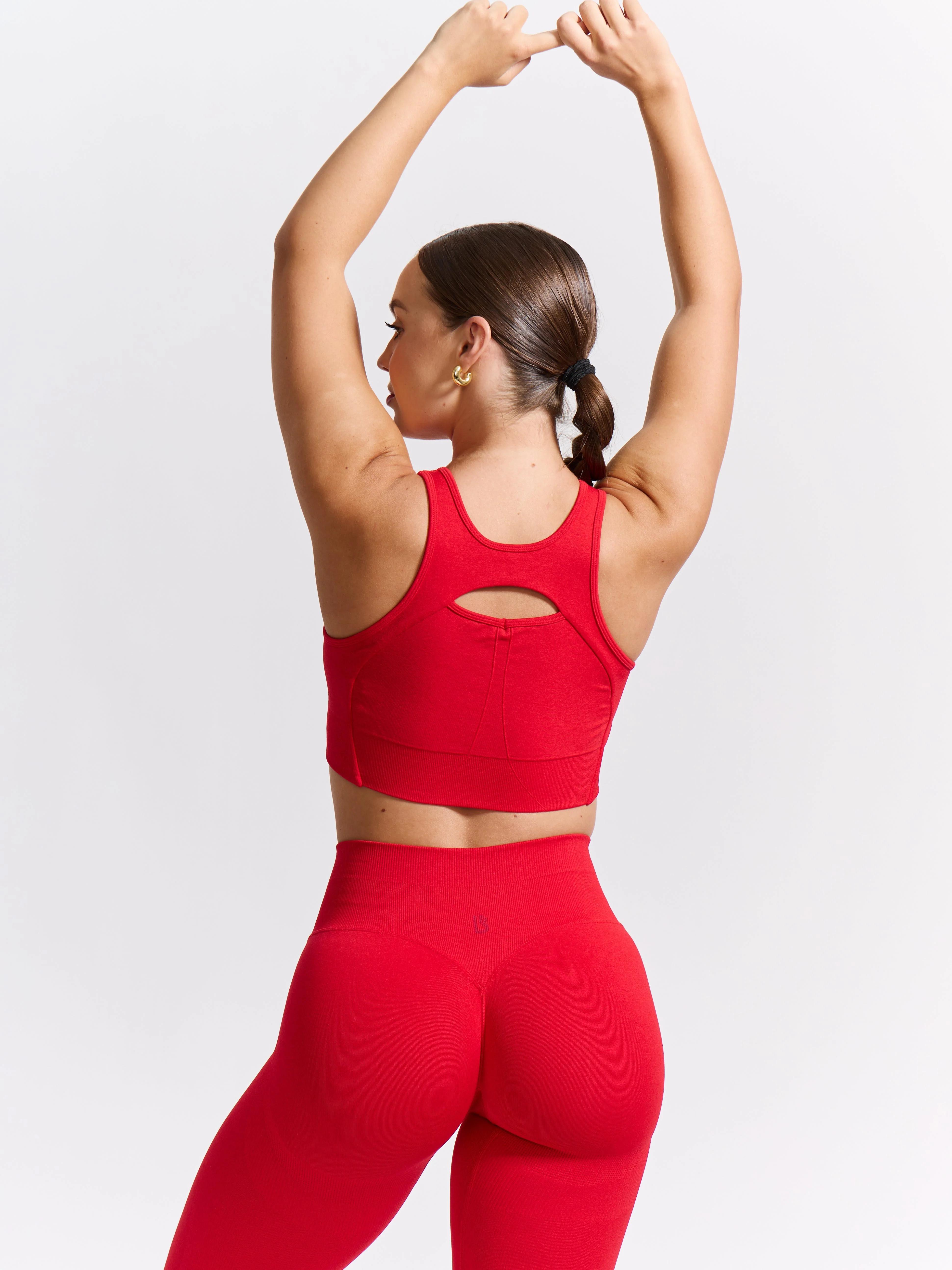 Form Seamless Sports Bra - Salsa Red - Image 6