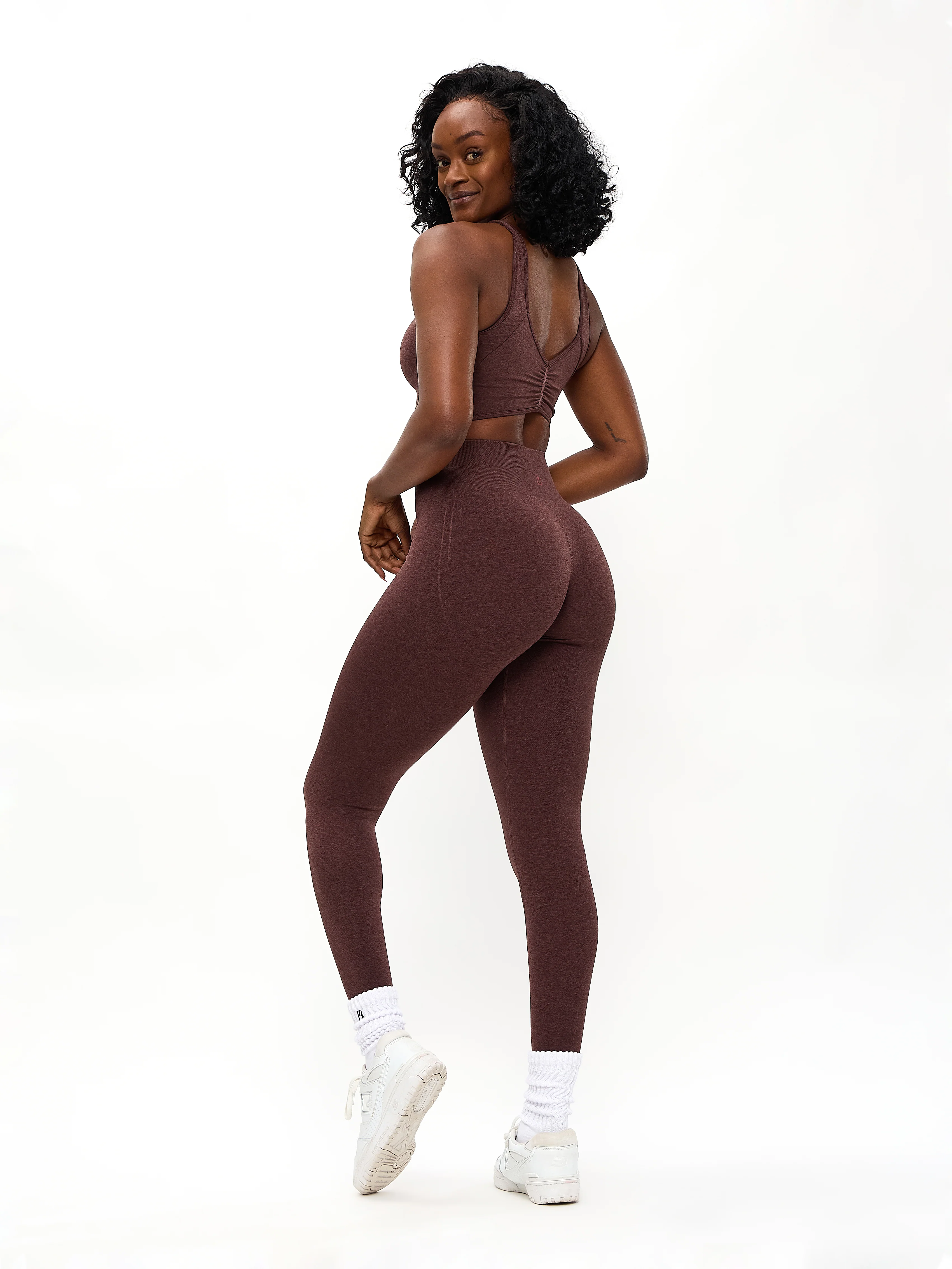 Form Reversible Seamless Sports Bra - Smoked Cherry - Image 3
