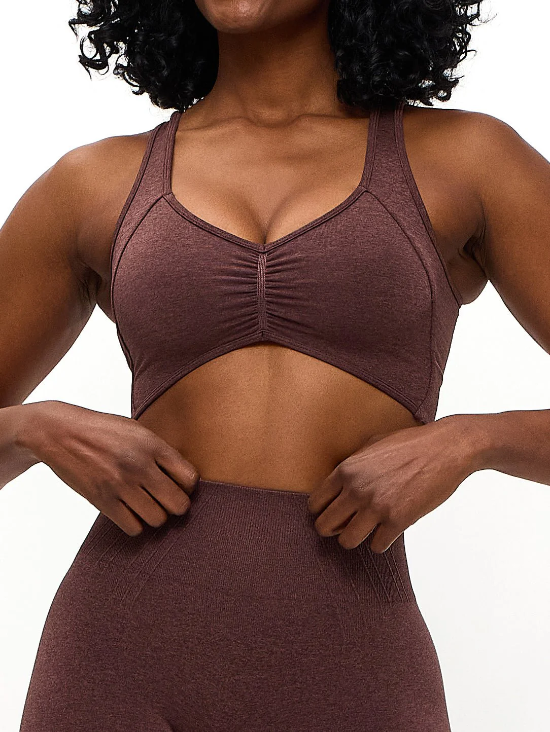 Form Reversible Seamless Sports Bra - Smoked Cherry - Image 4