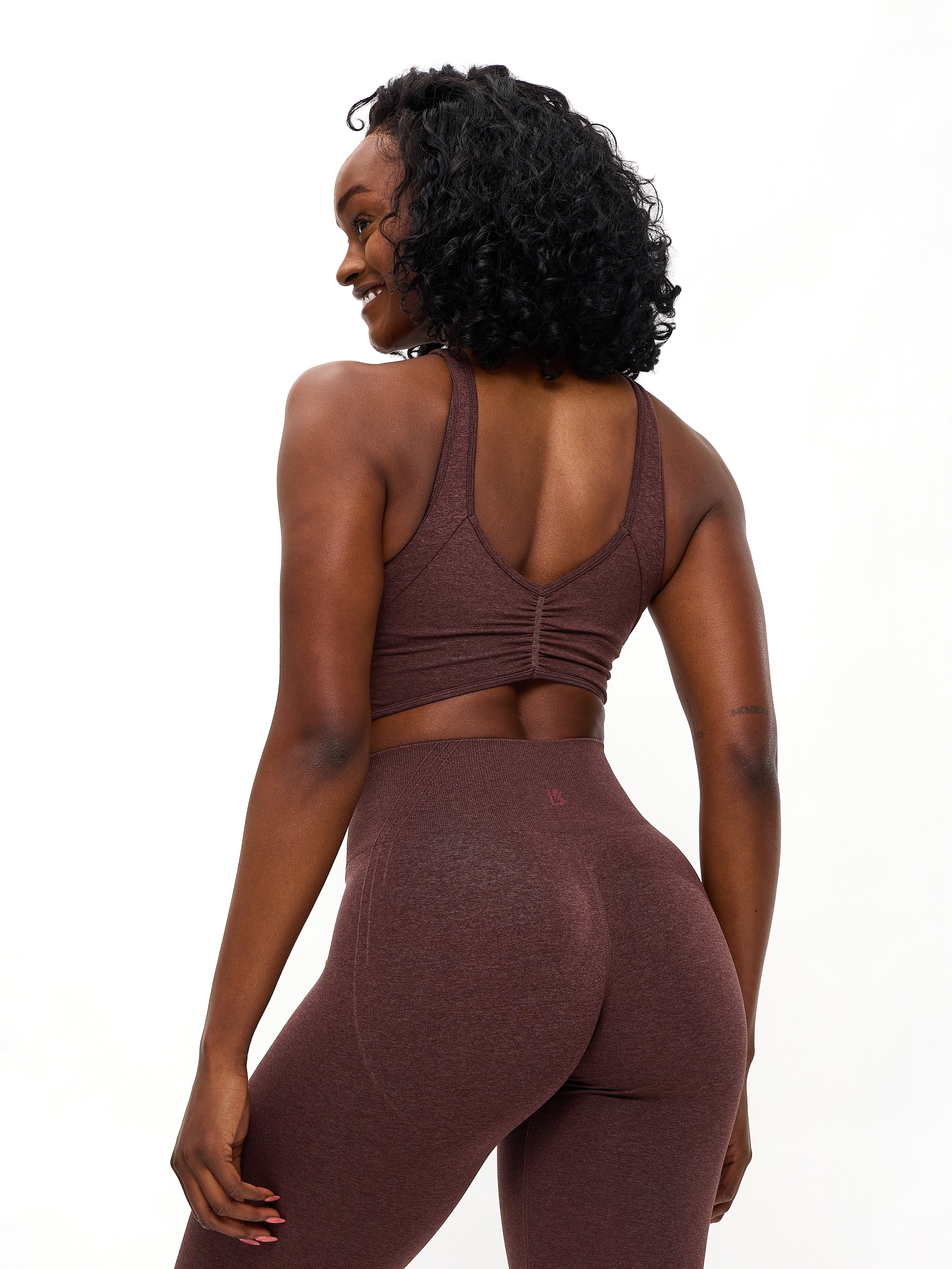 Form Reversible Seamless Sports Bra - Smoked Cherry - Image 5