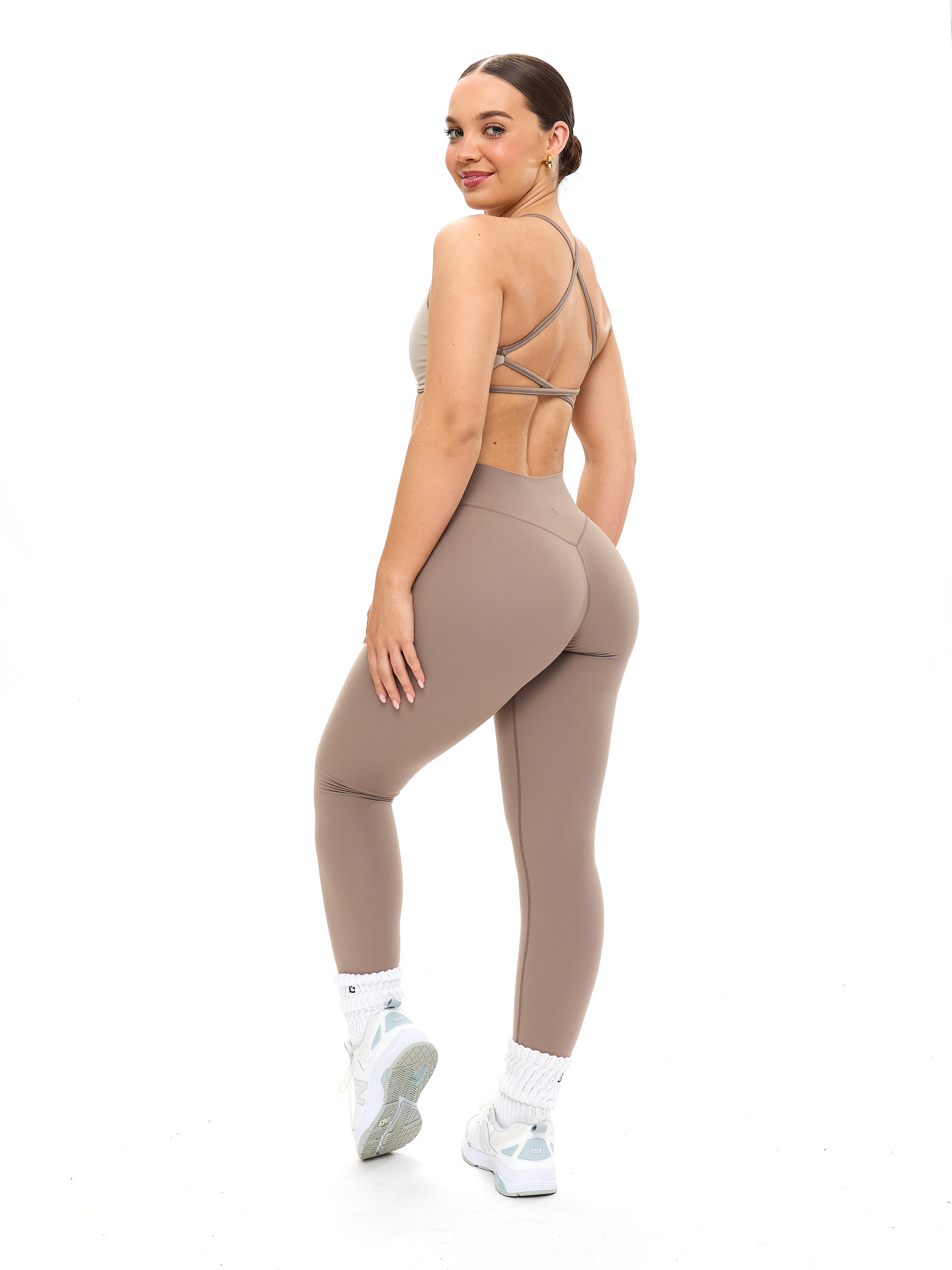 Girlfriend Legging - Chai Latte - Image 2