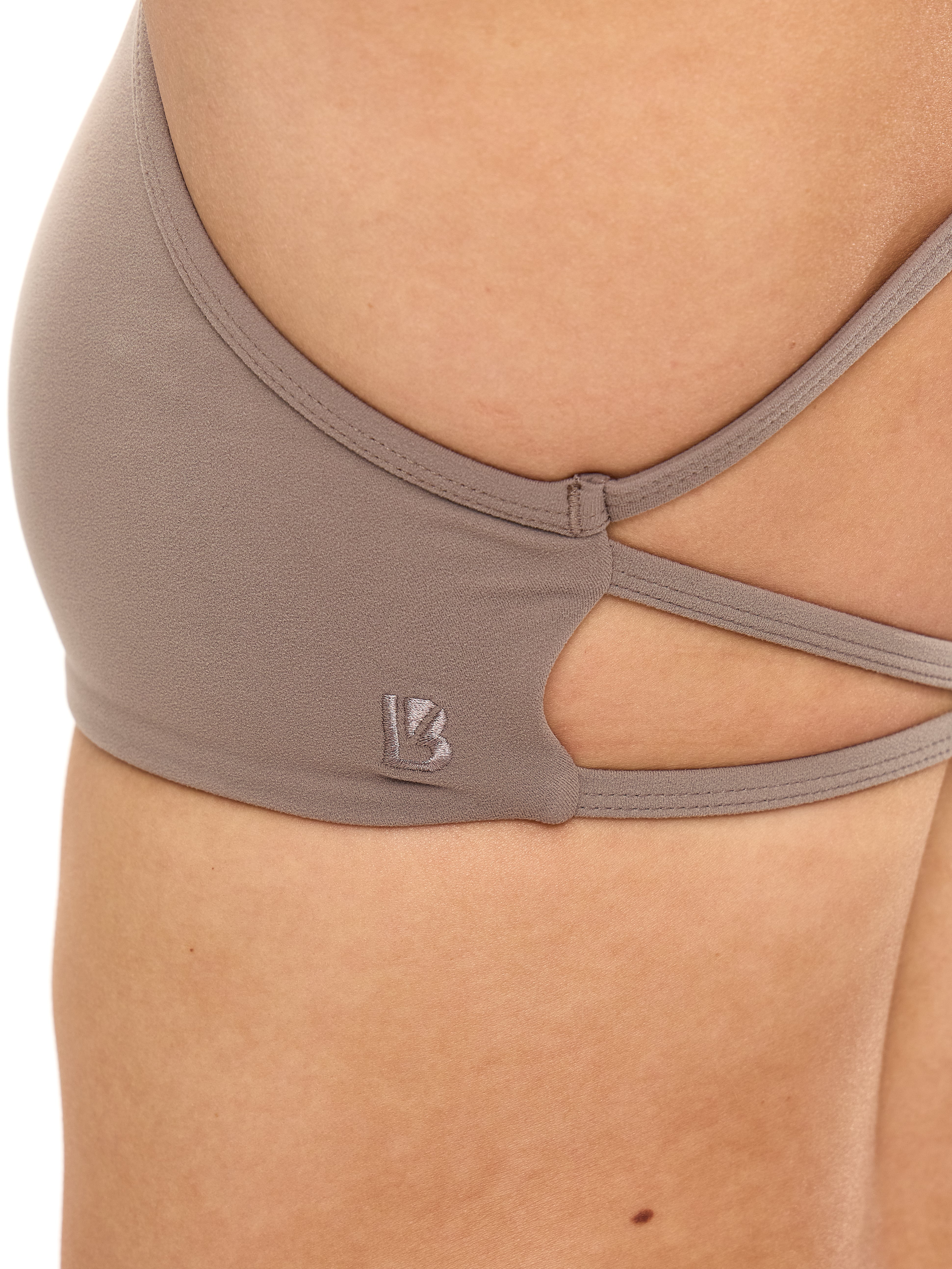 Girlfriend Reversible Sports Bra - Chai Latte and Chamomile - Image 5