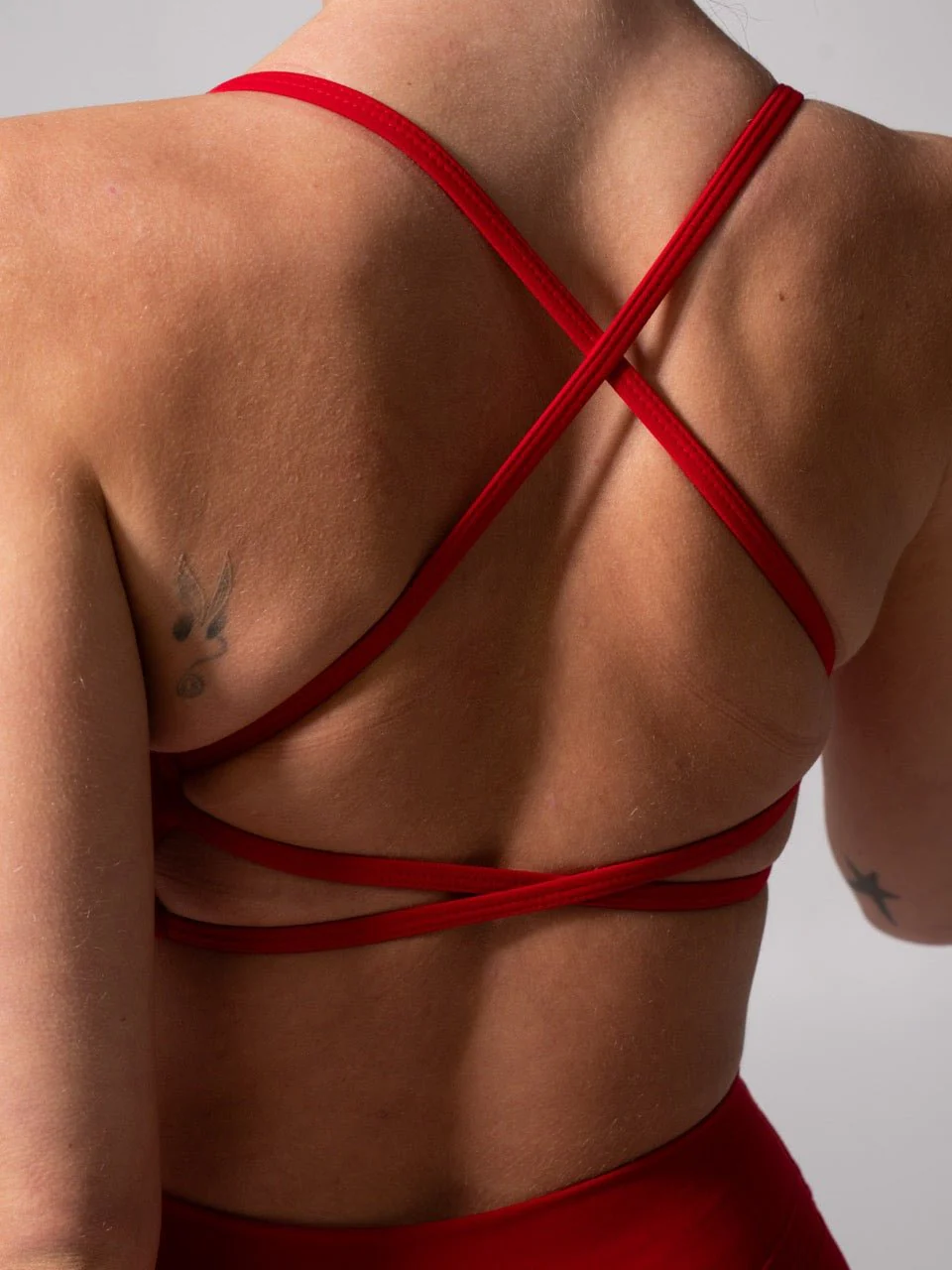 Girlfriend Reversible Sports Bra - Lipstick Red and Miami Vice - Image 11