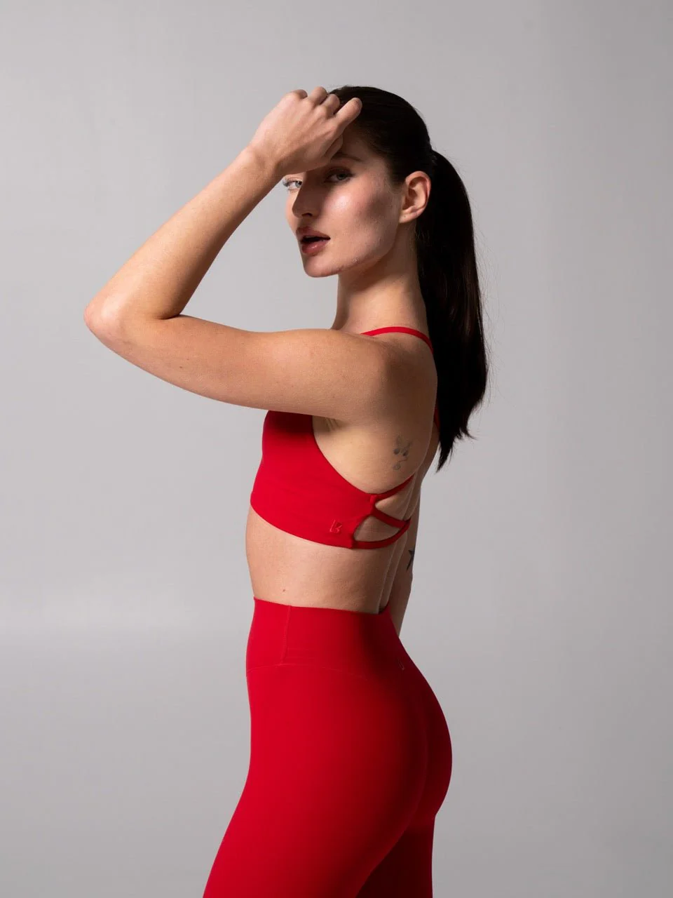 Girlfriend Reversible Sports Bra - Lipstick Red and Miami Vice - Image 5